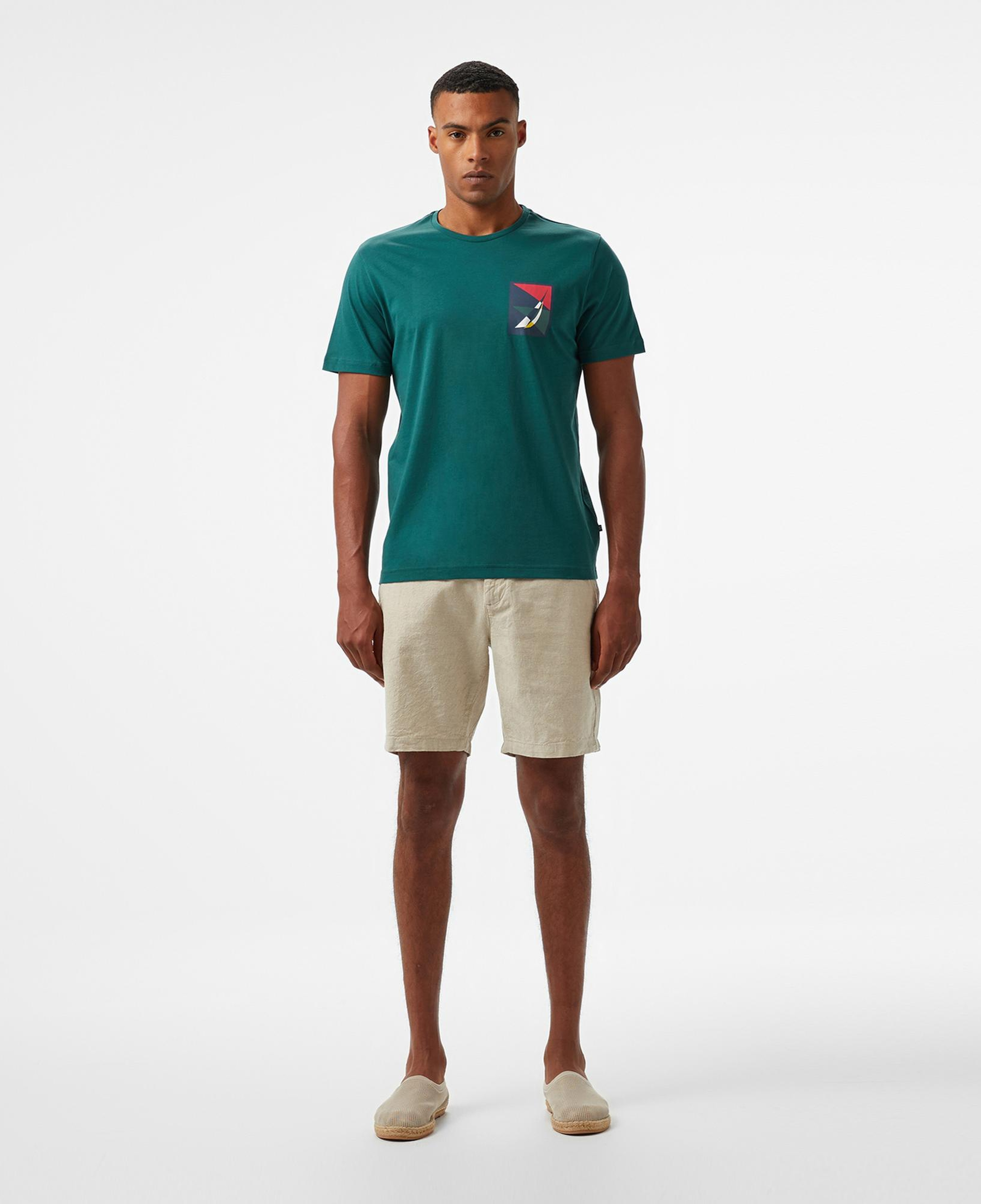 Nautica Erkek Yeşil Regular Fit T-Shirt