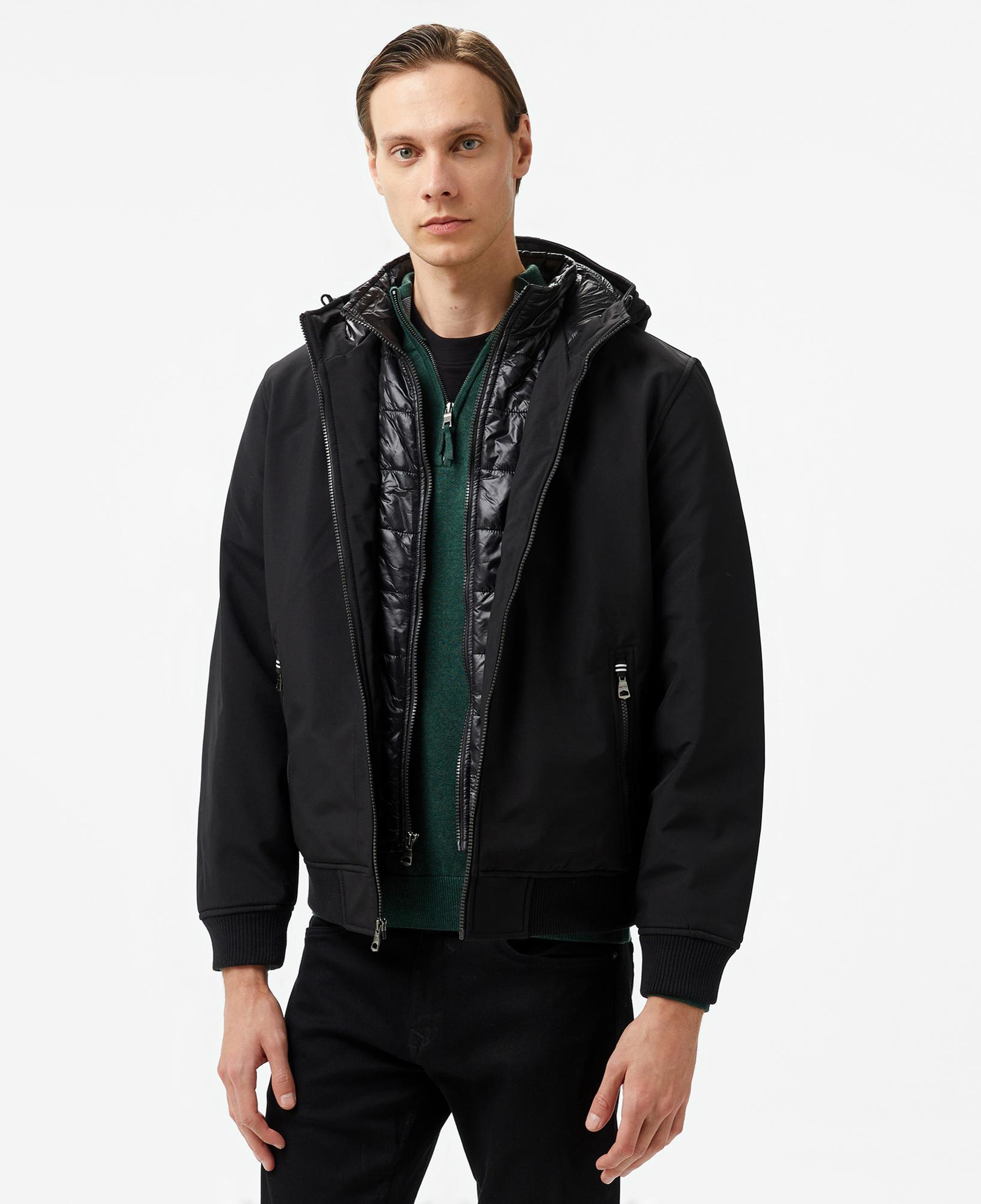 Nautica Erkek Siyah Mont