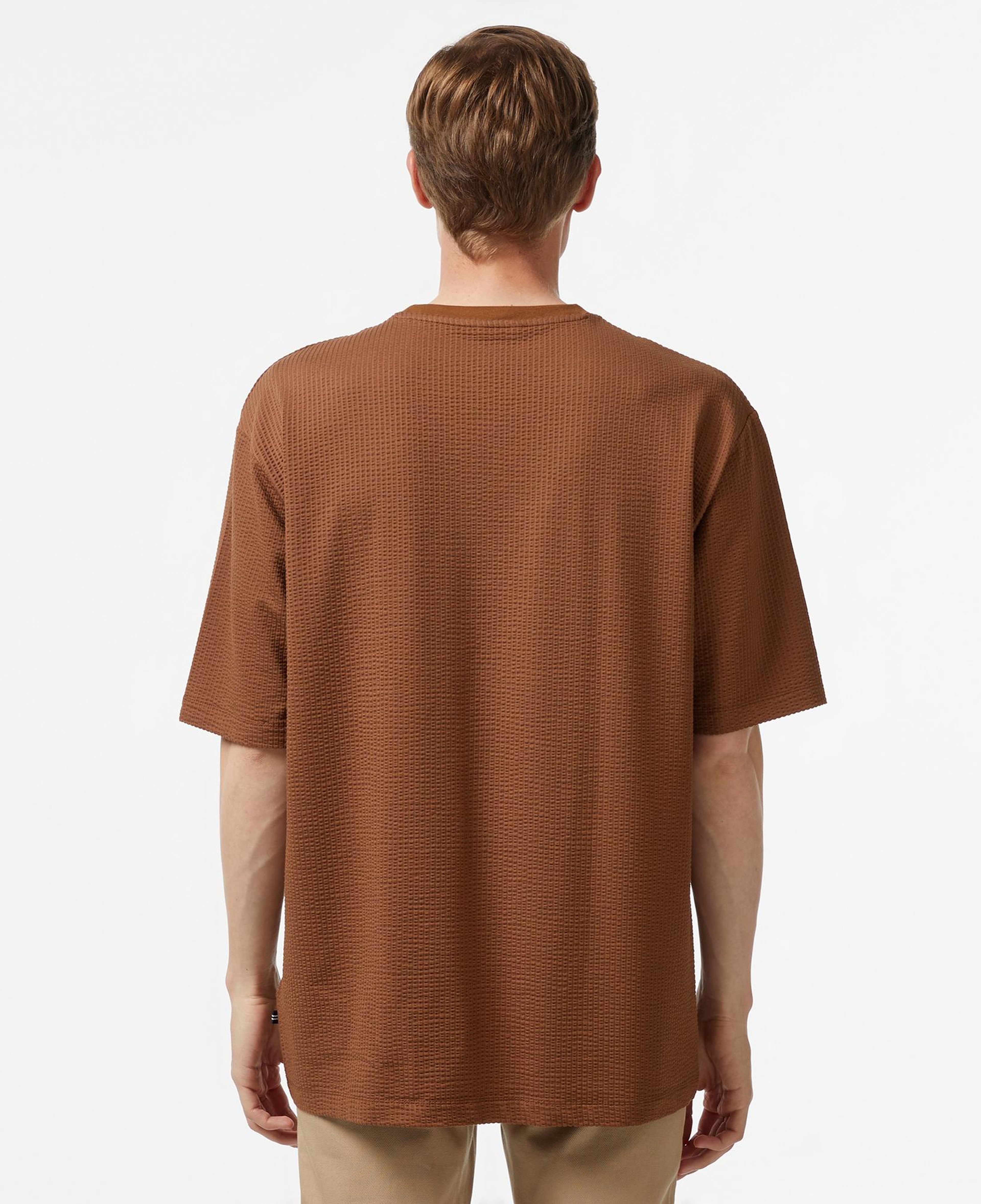 Nautica Erkek Bej Oversize T-Shirt