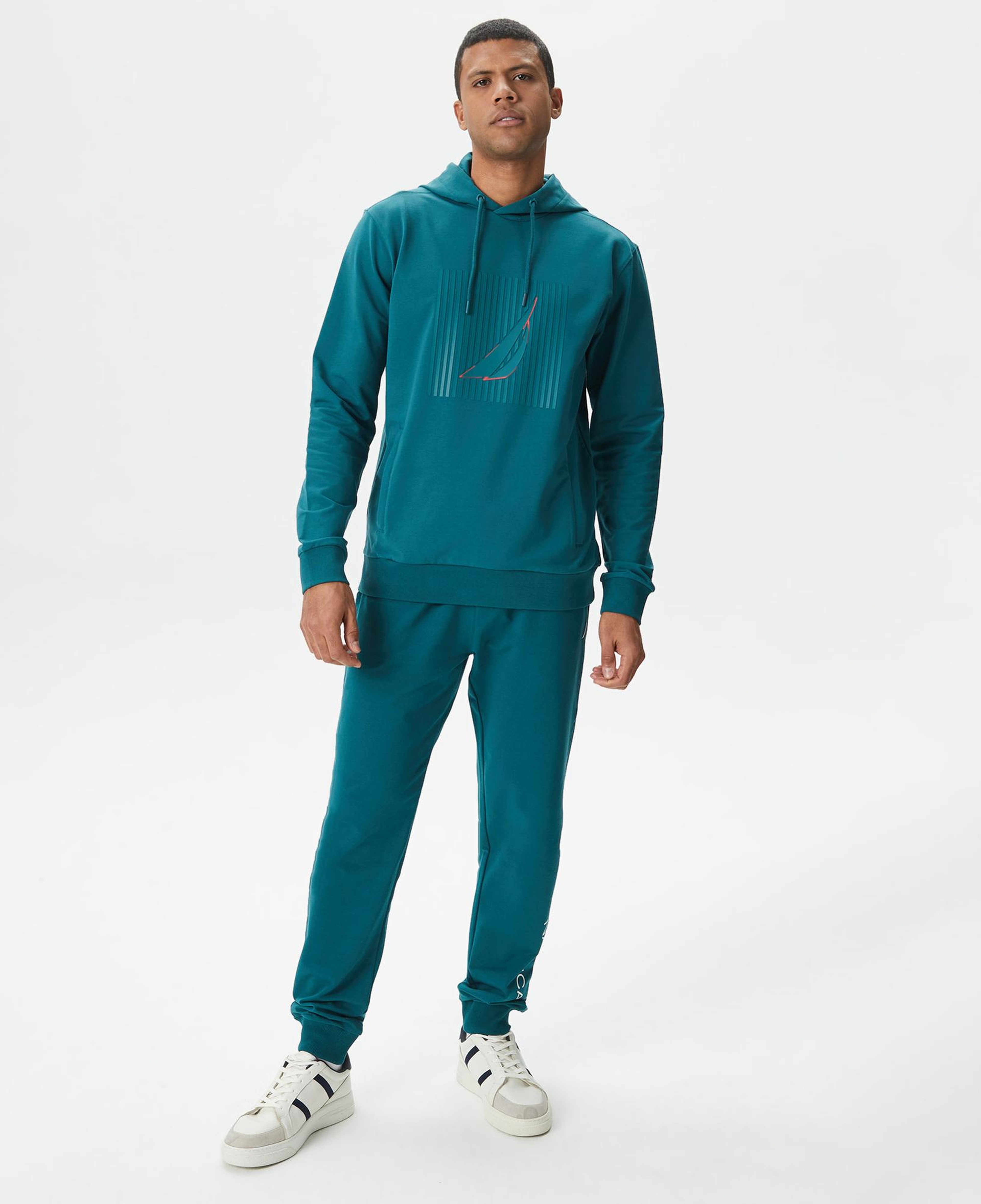 Nautica Erkek Yeşil Standart Fit Sweatshirt