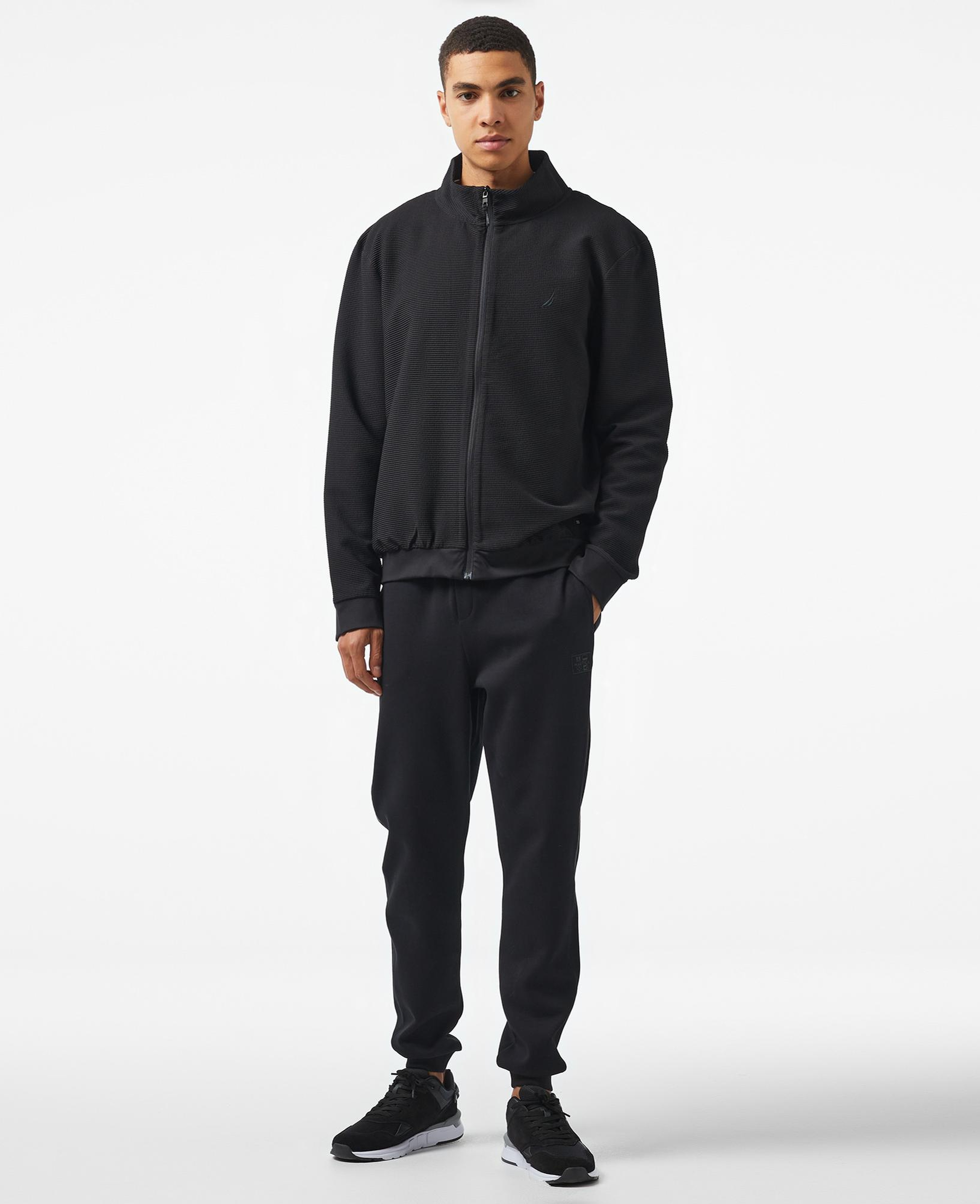 Nautica Erkek Siyah Regular Fit Sweatshirt