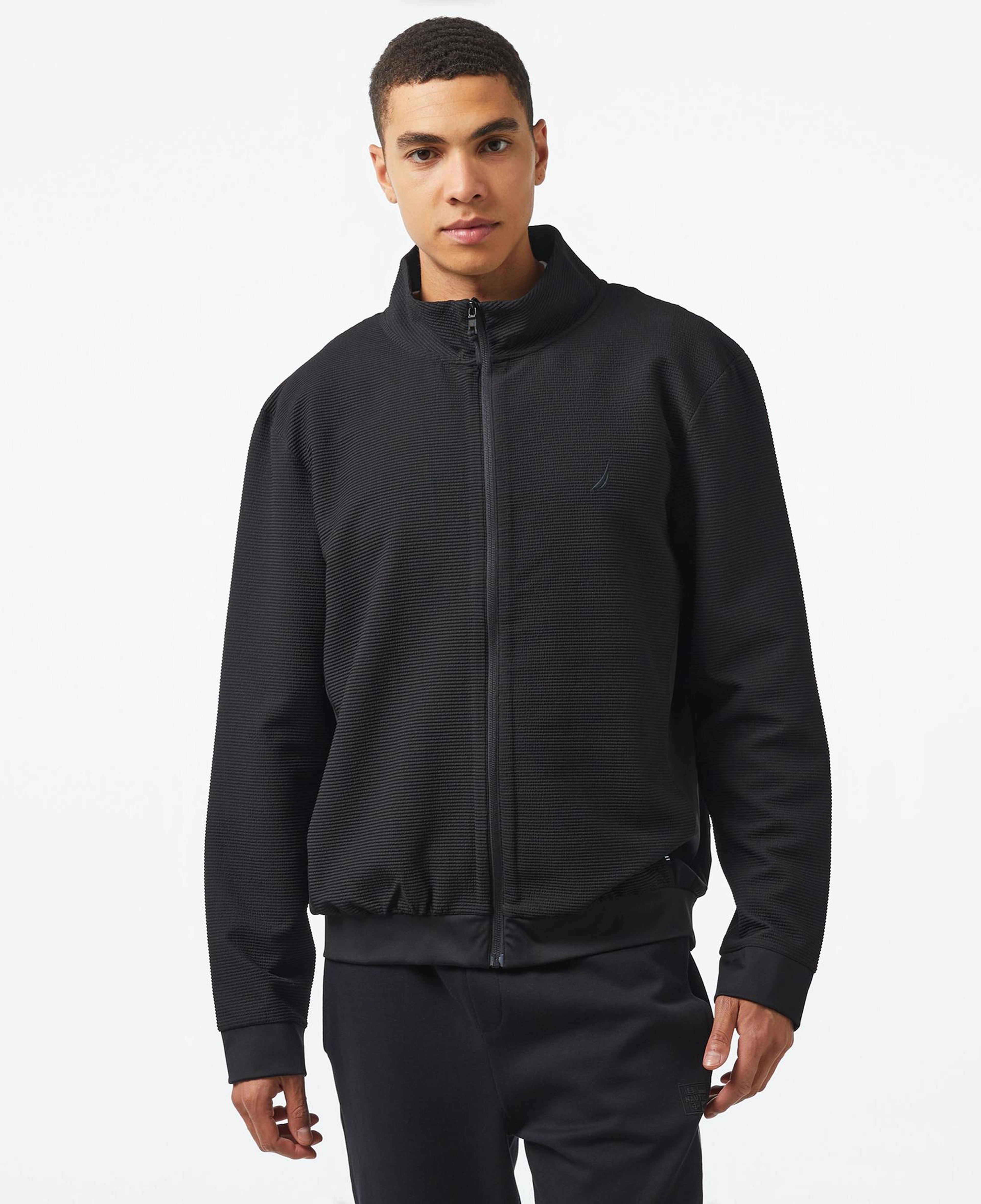Nautica Erkek Siyah Regular Fit Sweatshirt