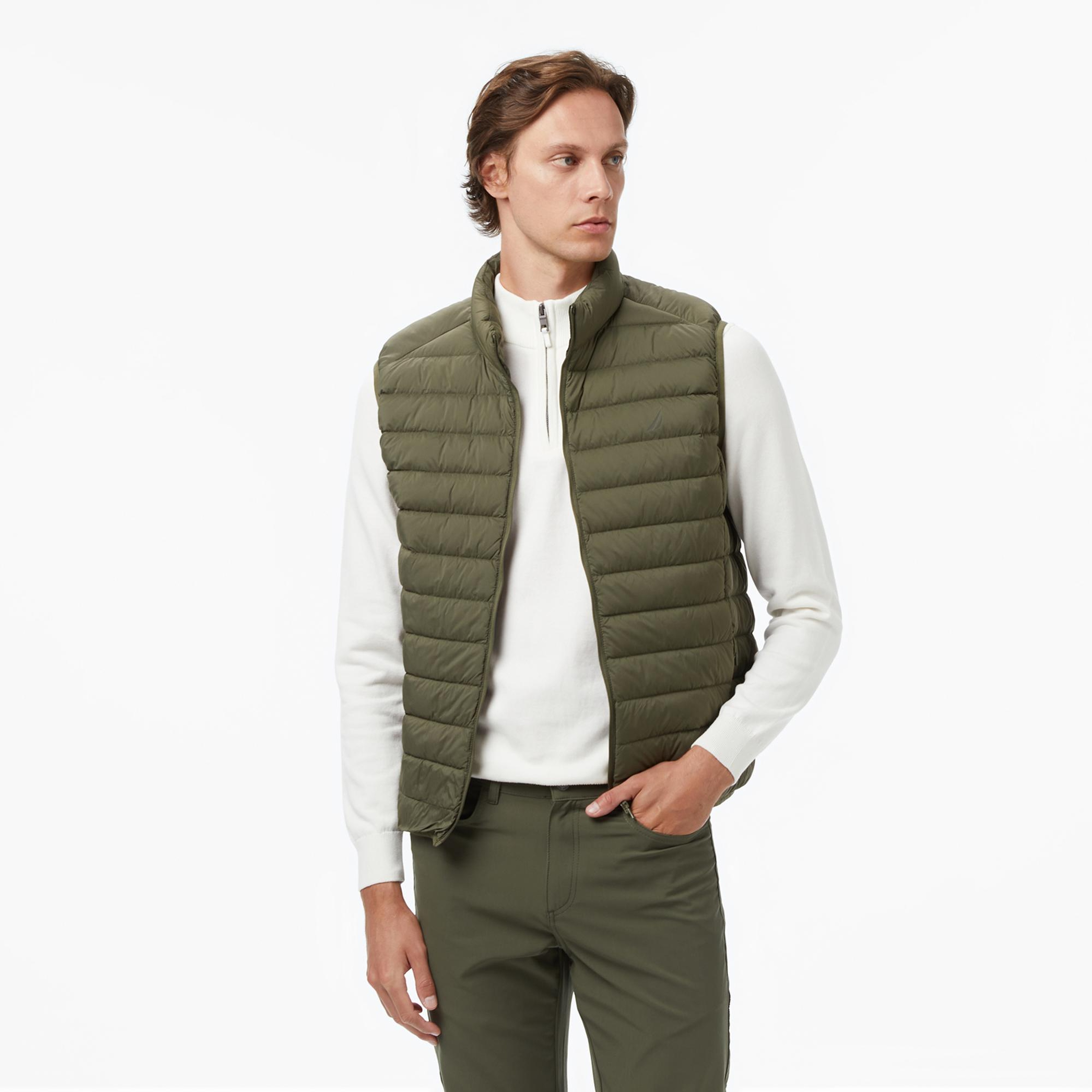 Nautica Erkek Yeşil Su İtici Özellikli Yelek