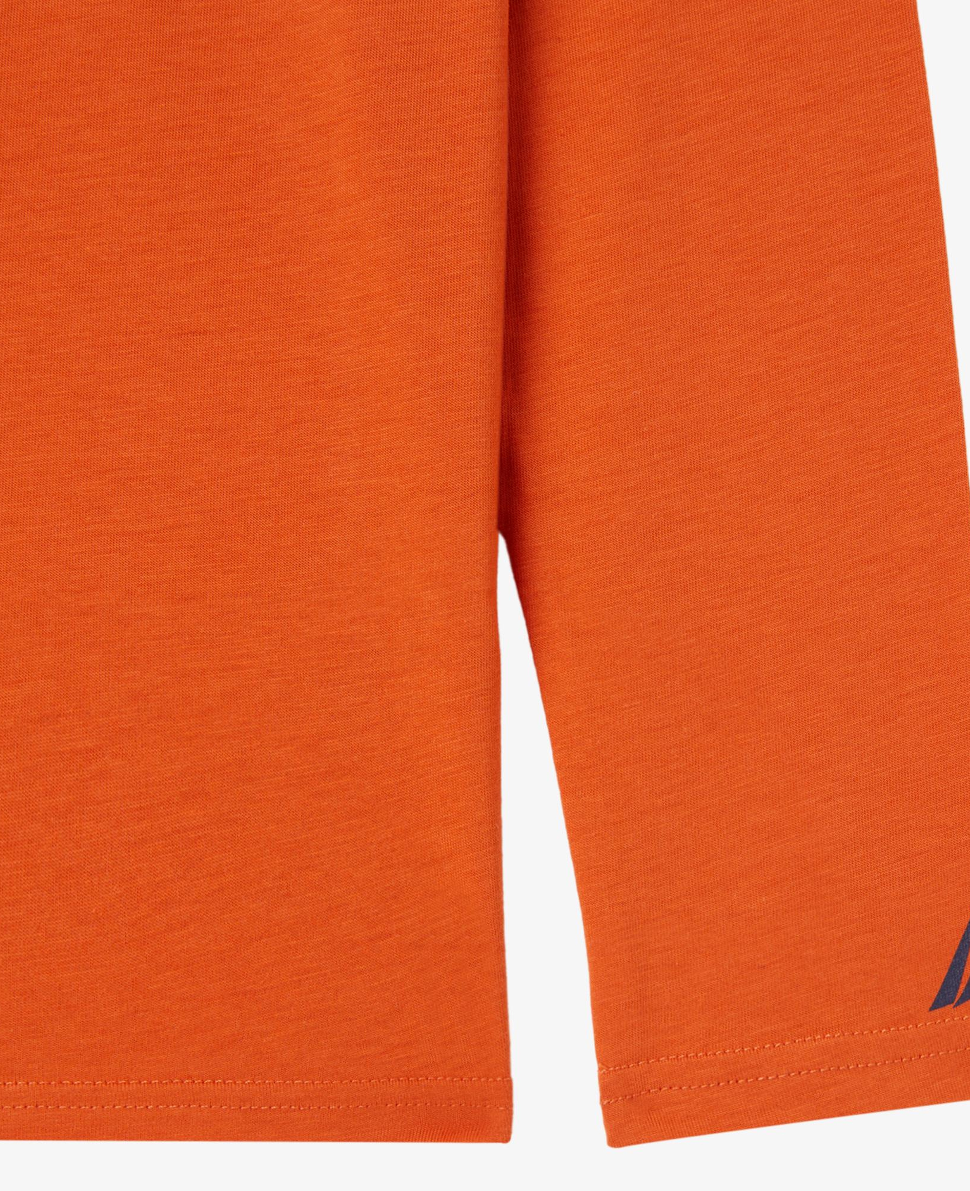 Nautica Erkek Çocuk Turuncu Uzun Kollu T-Shirt