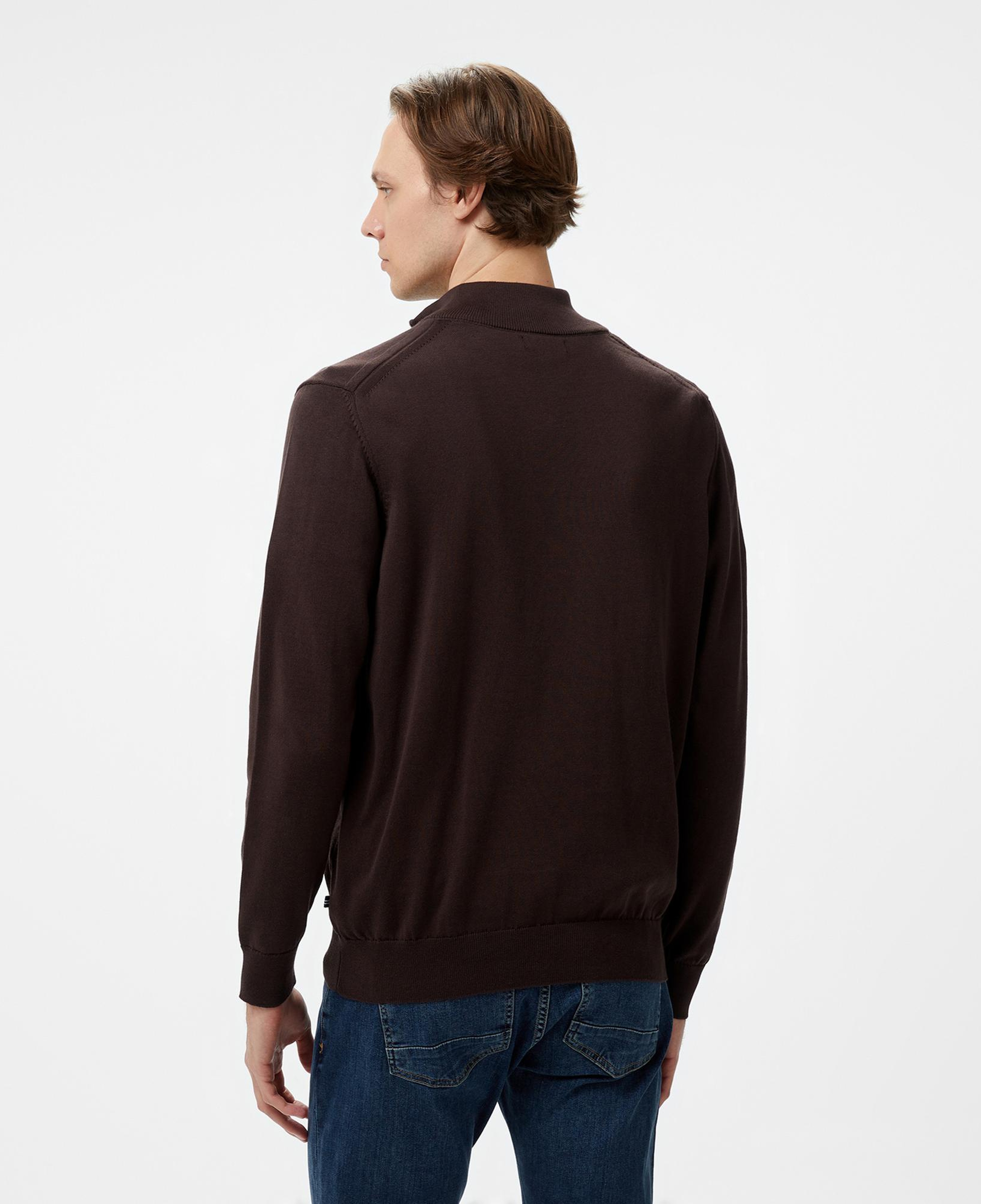 Nautica Erkek Kahverengi Regular Fit Kazak