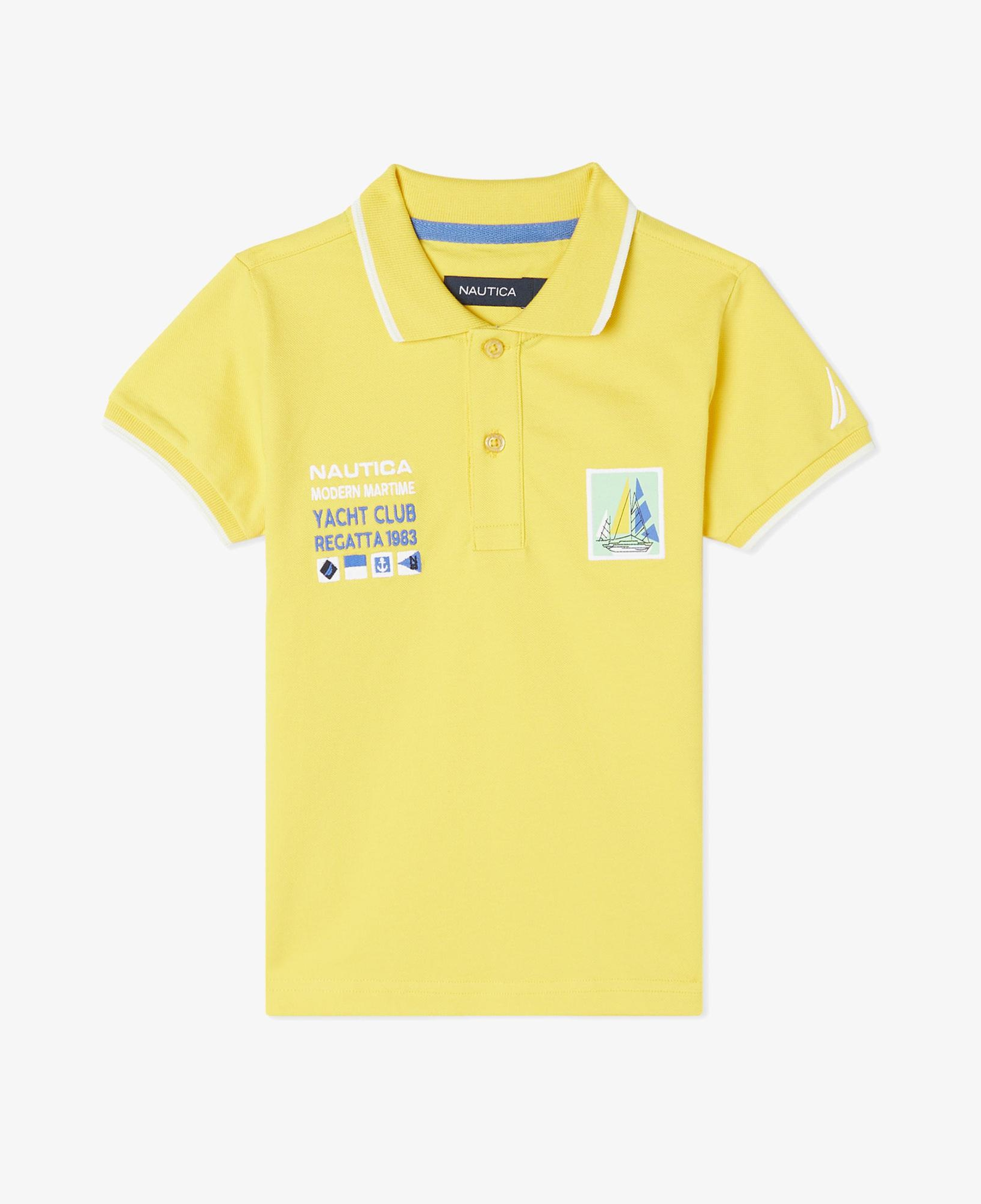 Nautica Erkek Çocuk Sarı Regular Fit Polo Yaka T-Shirt