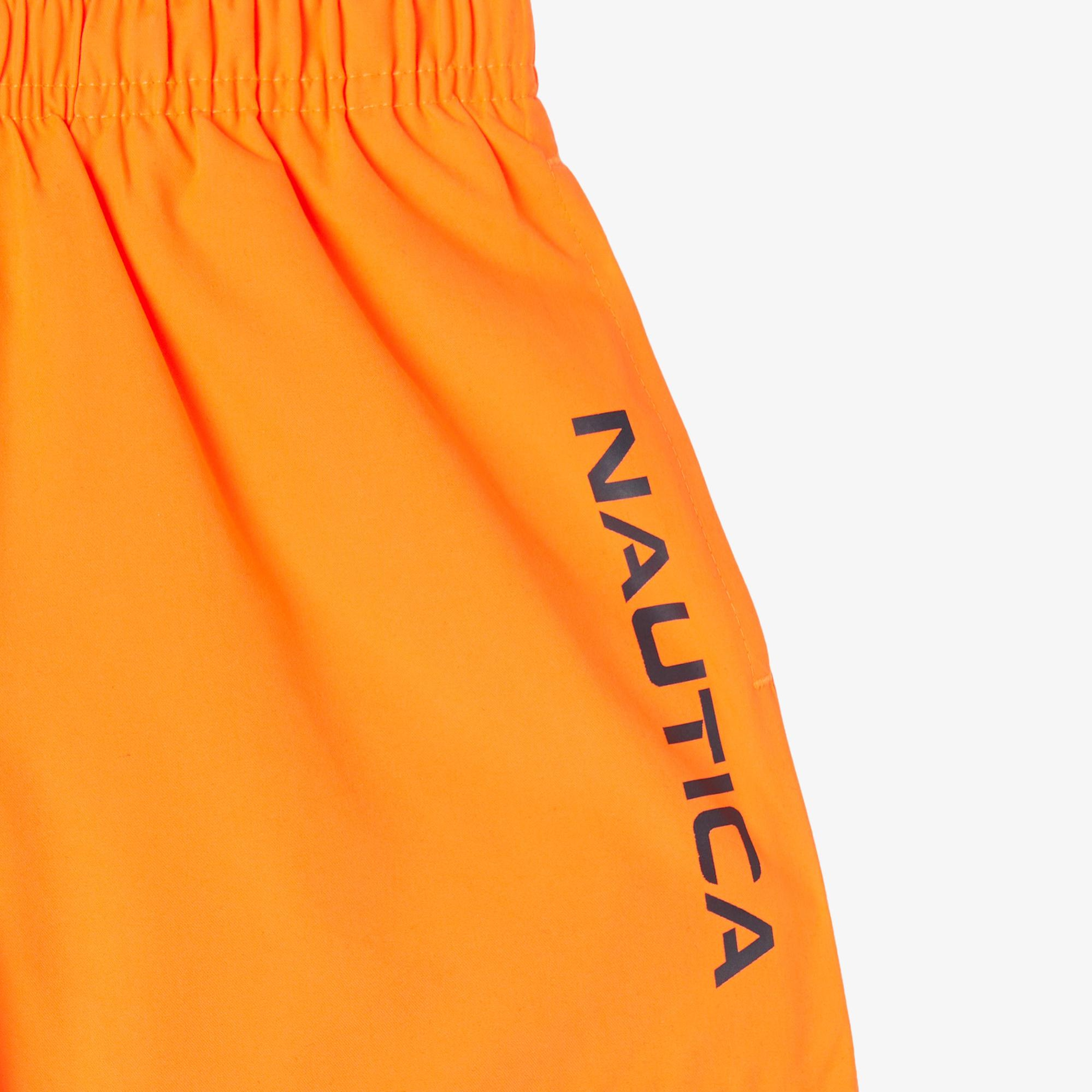 Nautica Erkek Çocuk Turuncu Standart Fit Deniz Şortu