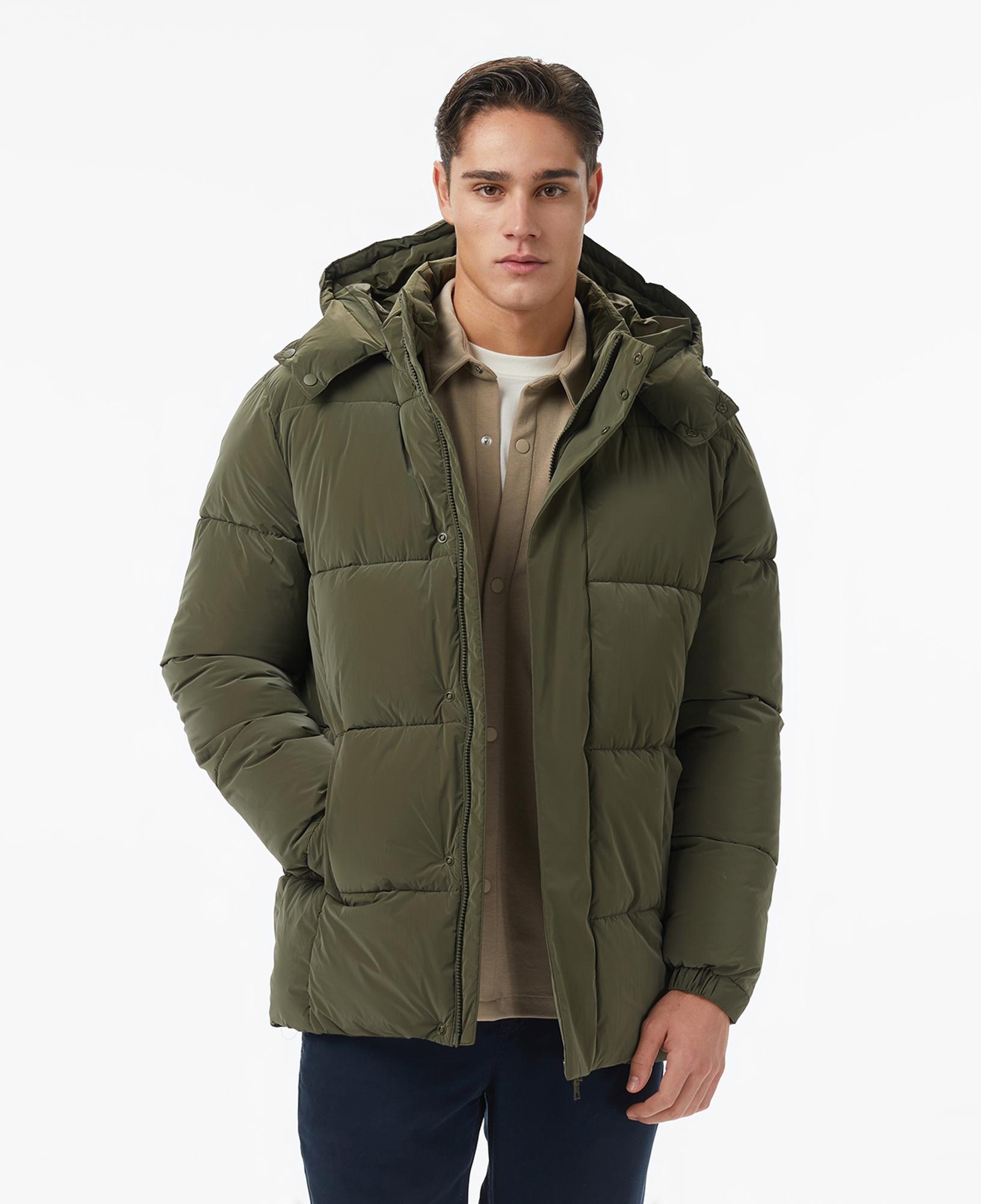 Nautica Erkek Yeşil Regular Fit Mont