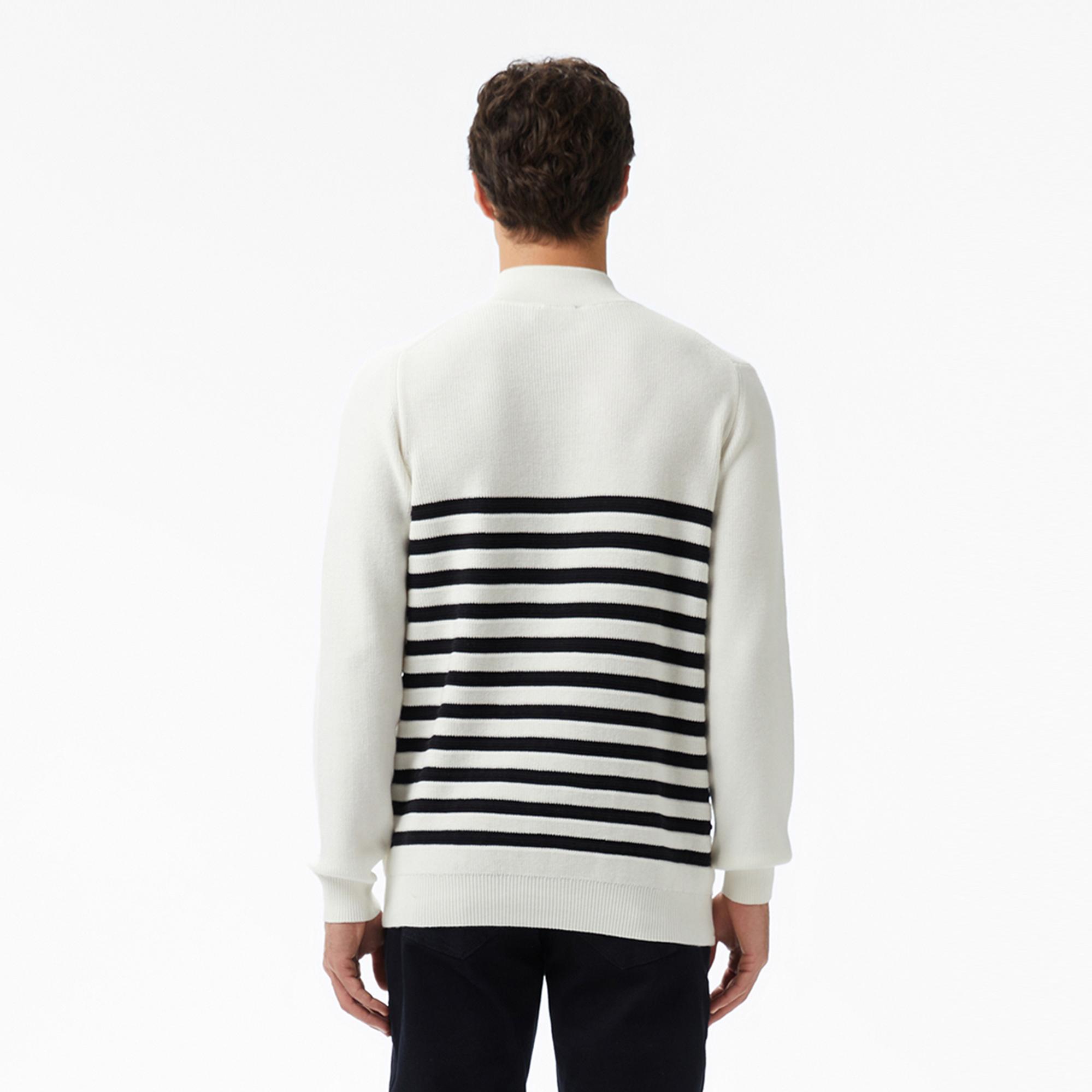 Nautica Erkek Krem Rengi Classic Fit Kazak