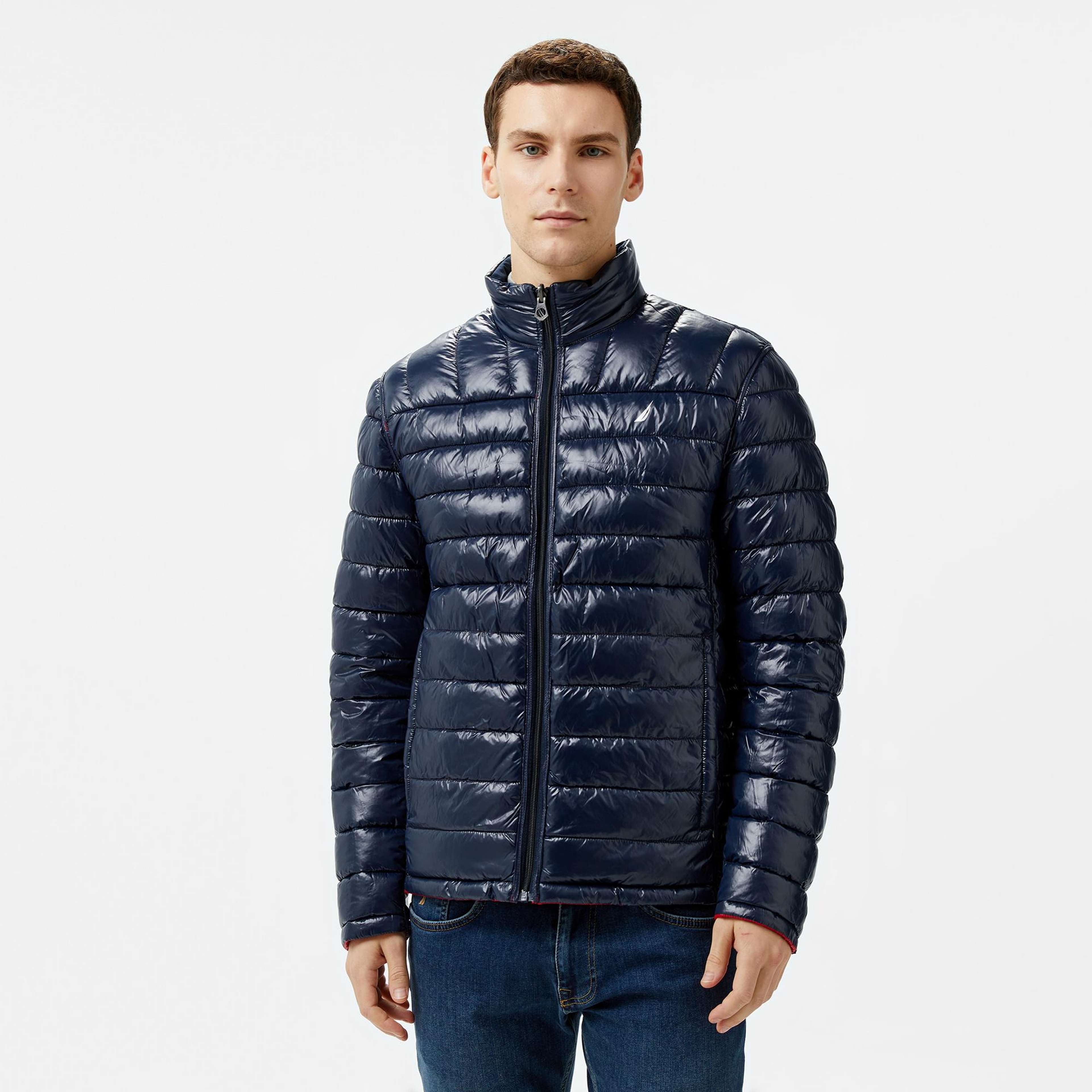 Nautica Erkek Kırmızı & Lacivert Mont