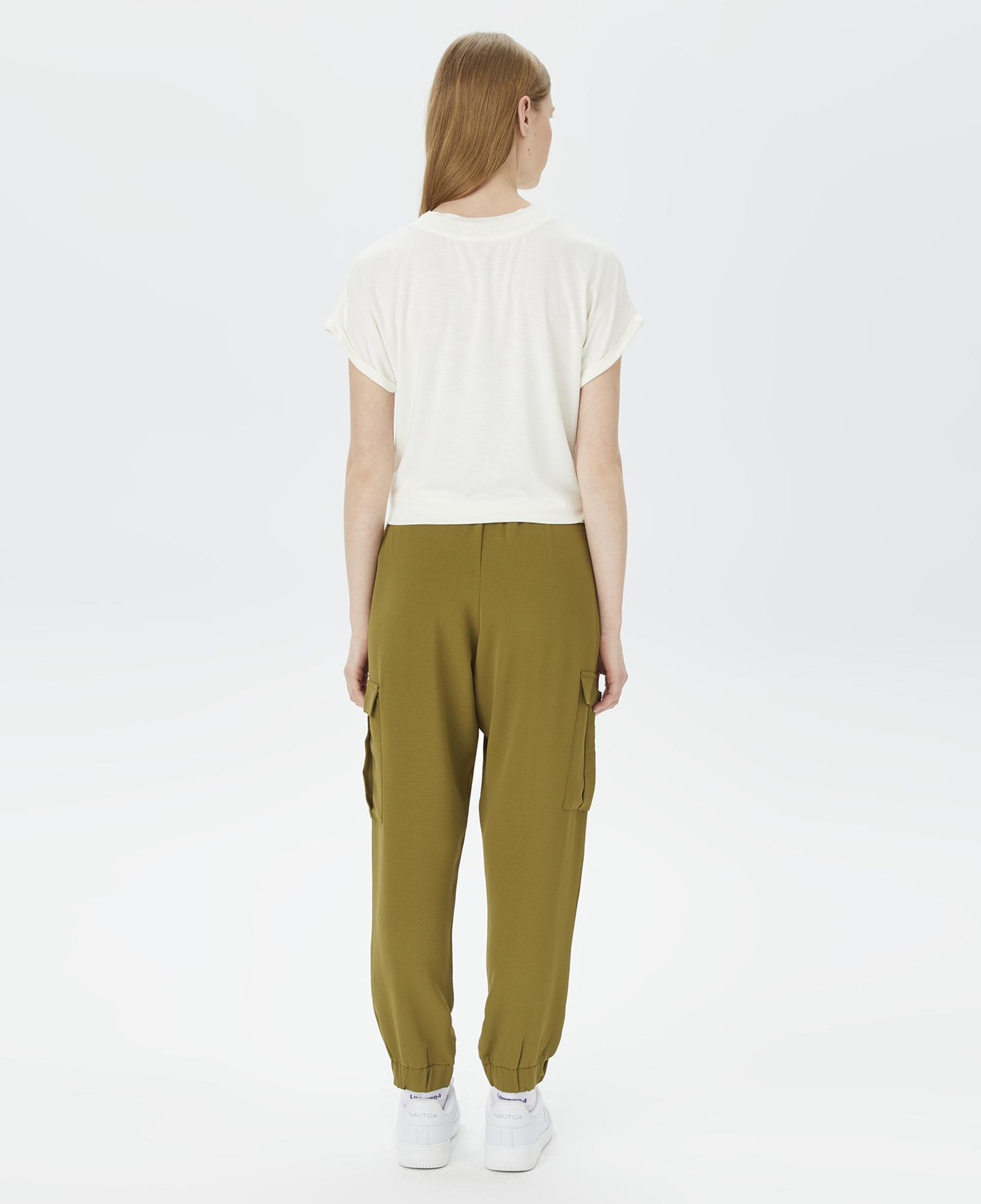 Nautica Kadın Yeşil Relaxed Fit Pantolon