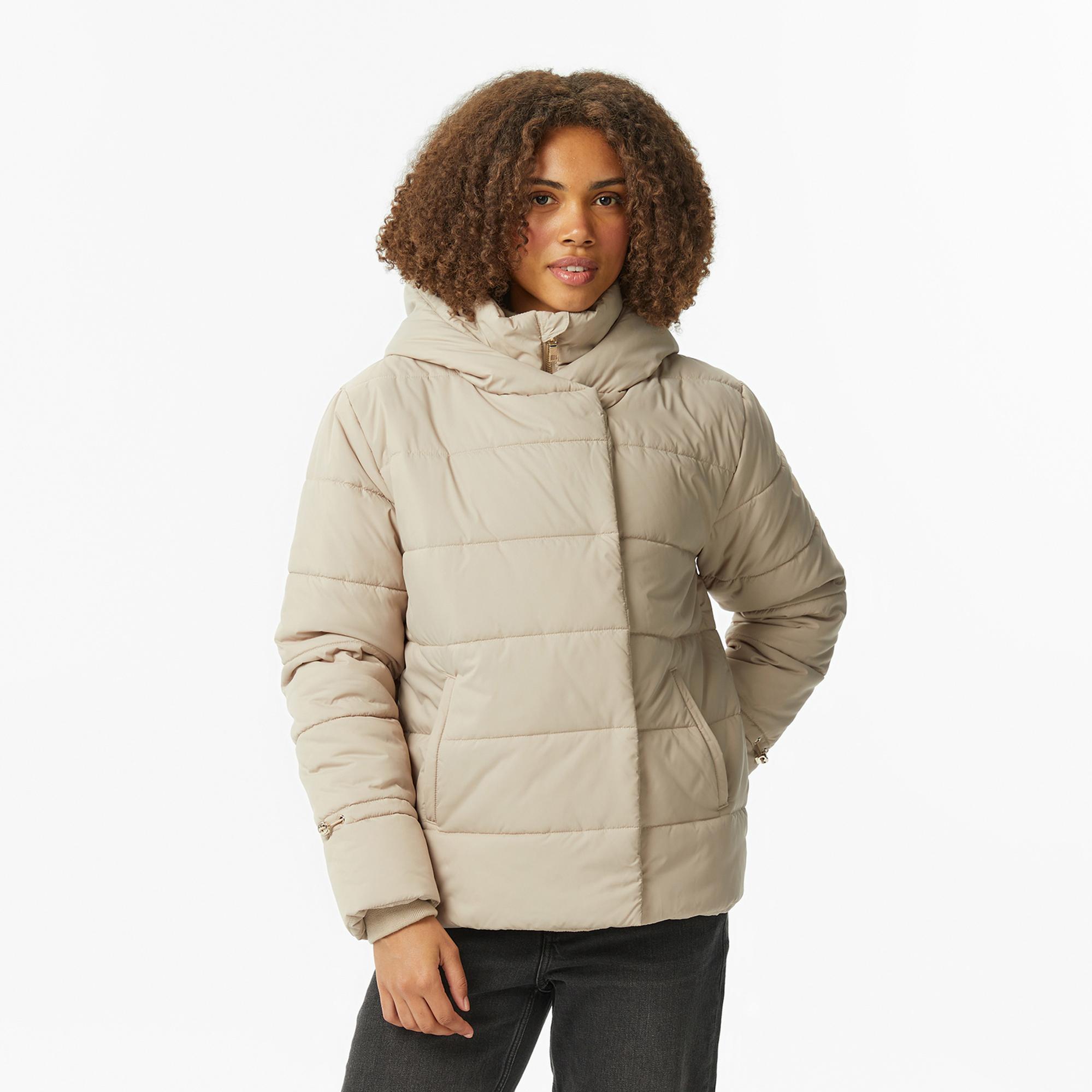 Nautica Kadın Bej Regular Fit Mont