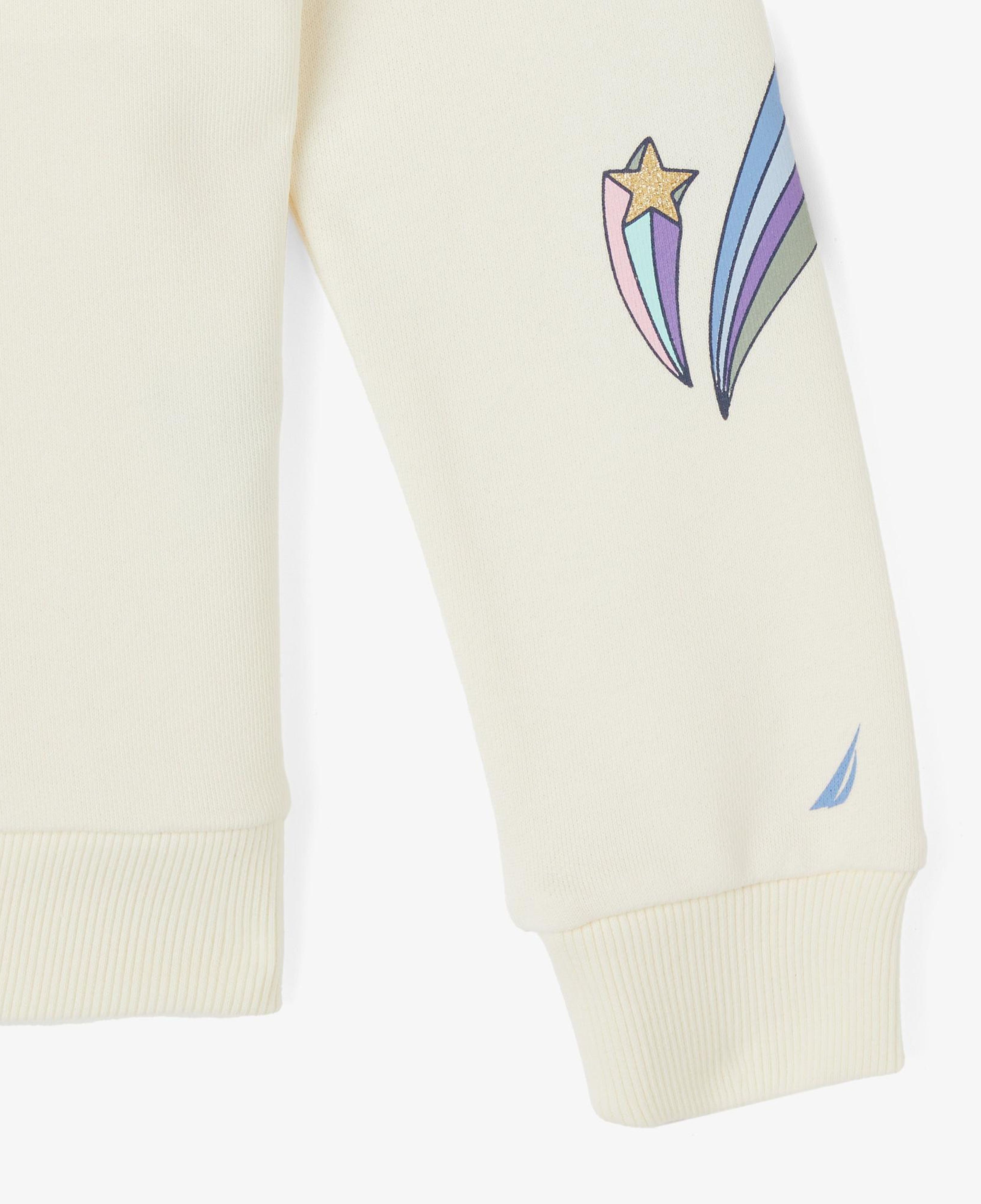 Nautica Kız Çocuk Kırık Beyaz Sweatshirt