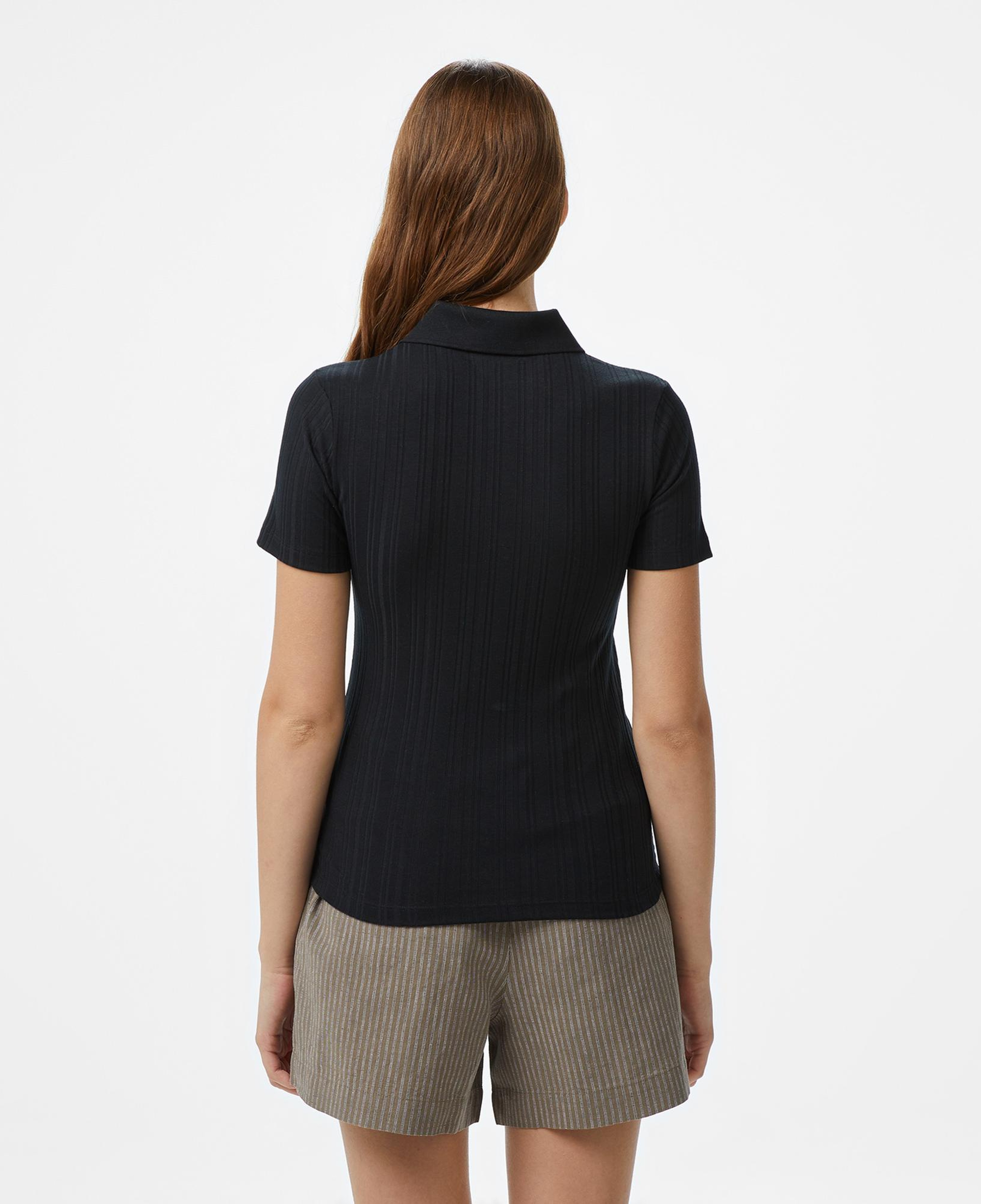 Nautica Kadın Siyah Regular Fit Polo