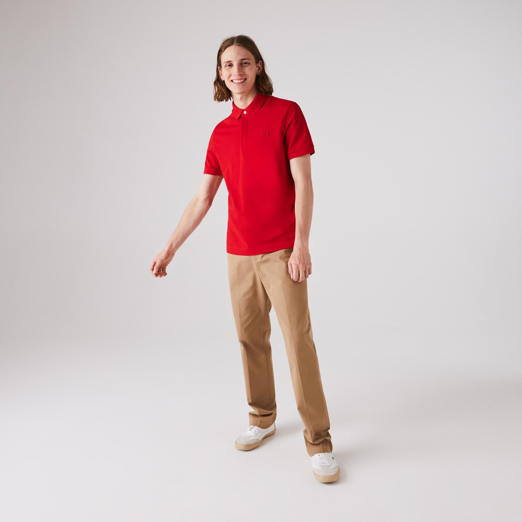 Lacoste Erkek Regular Fit Paris Kırmızı Polo