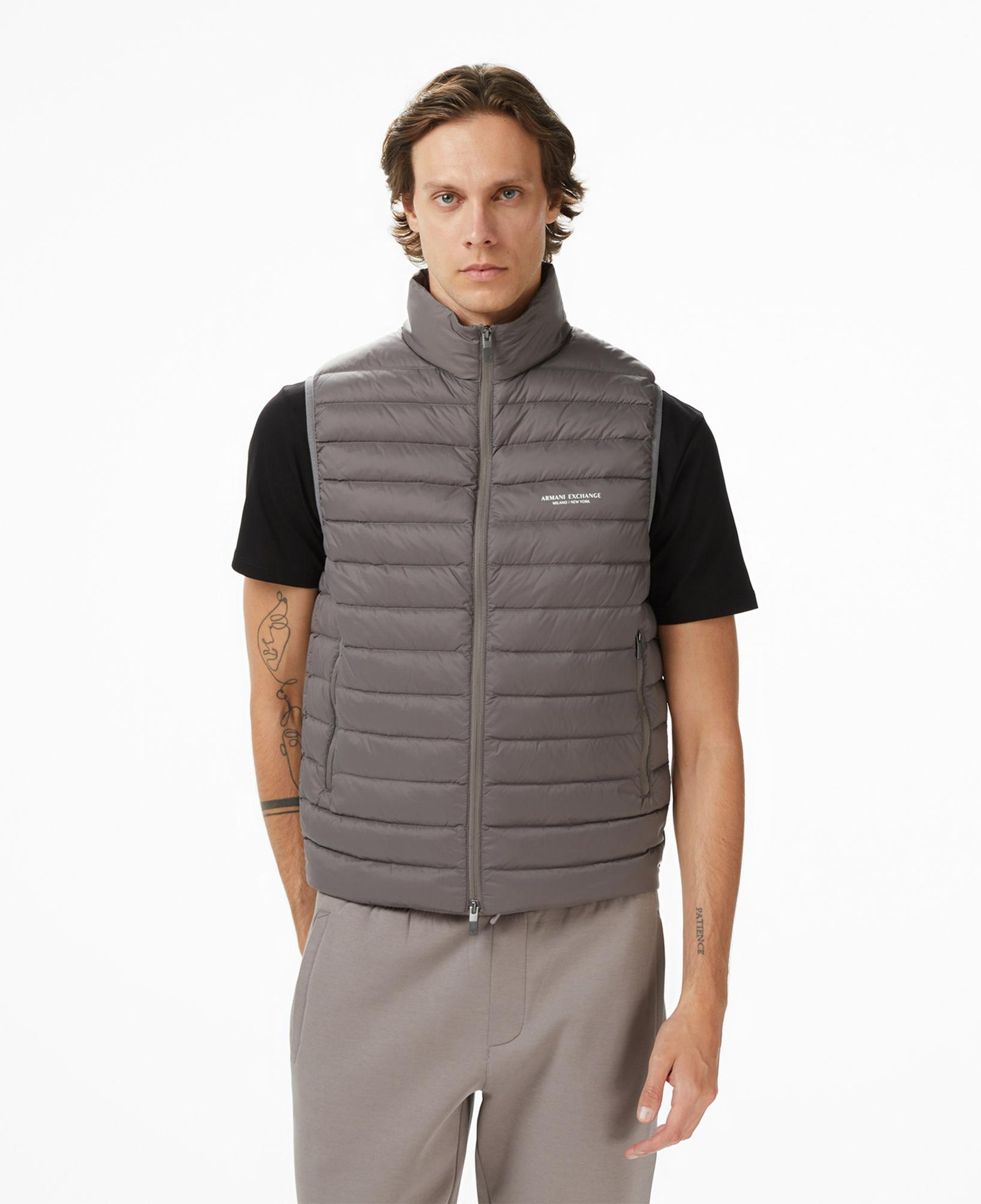 Armani Exchange Erkek Gri Yelek