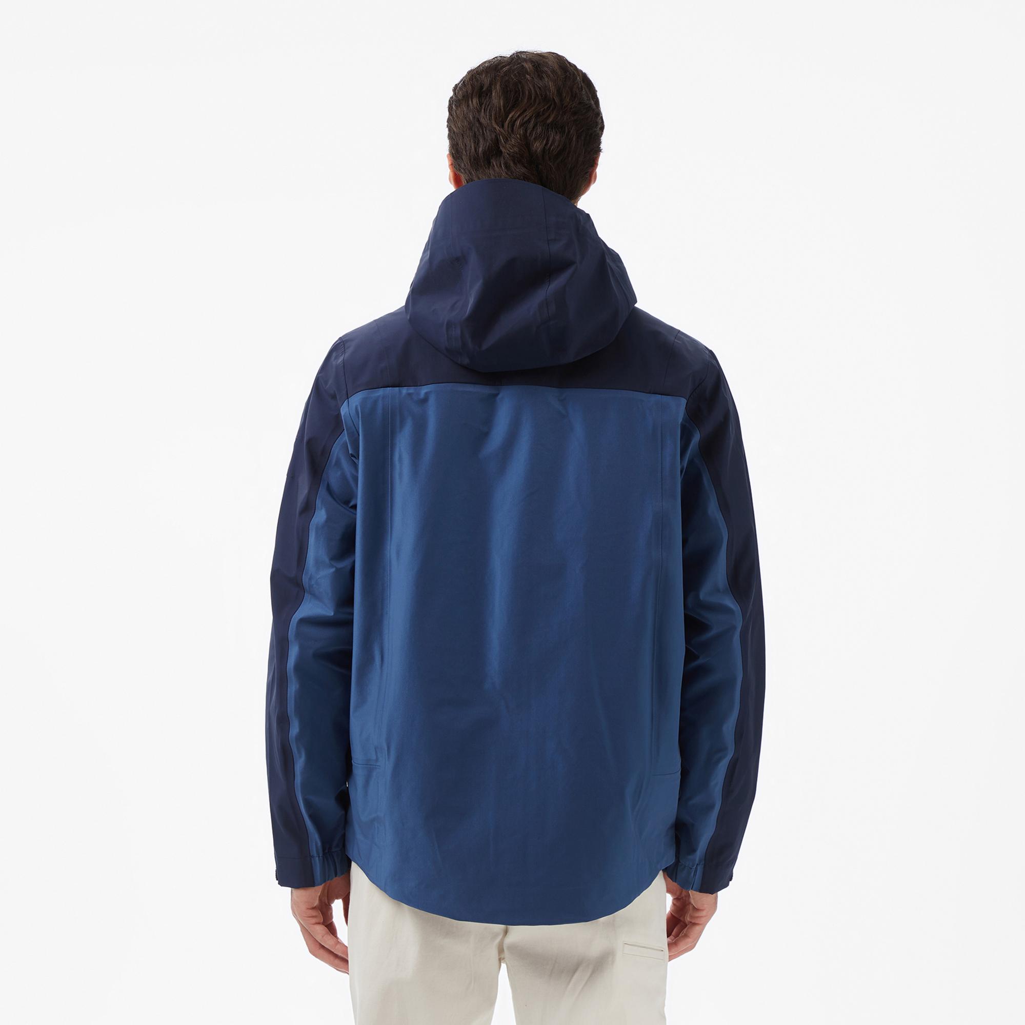 Calvin Klein Colorblock Tech Shell Erkek Mavi Ceket