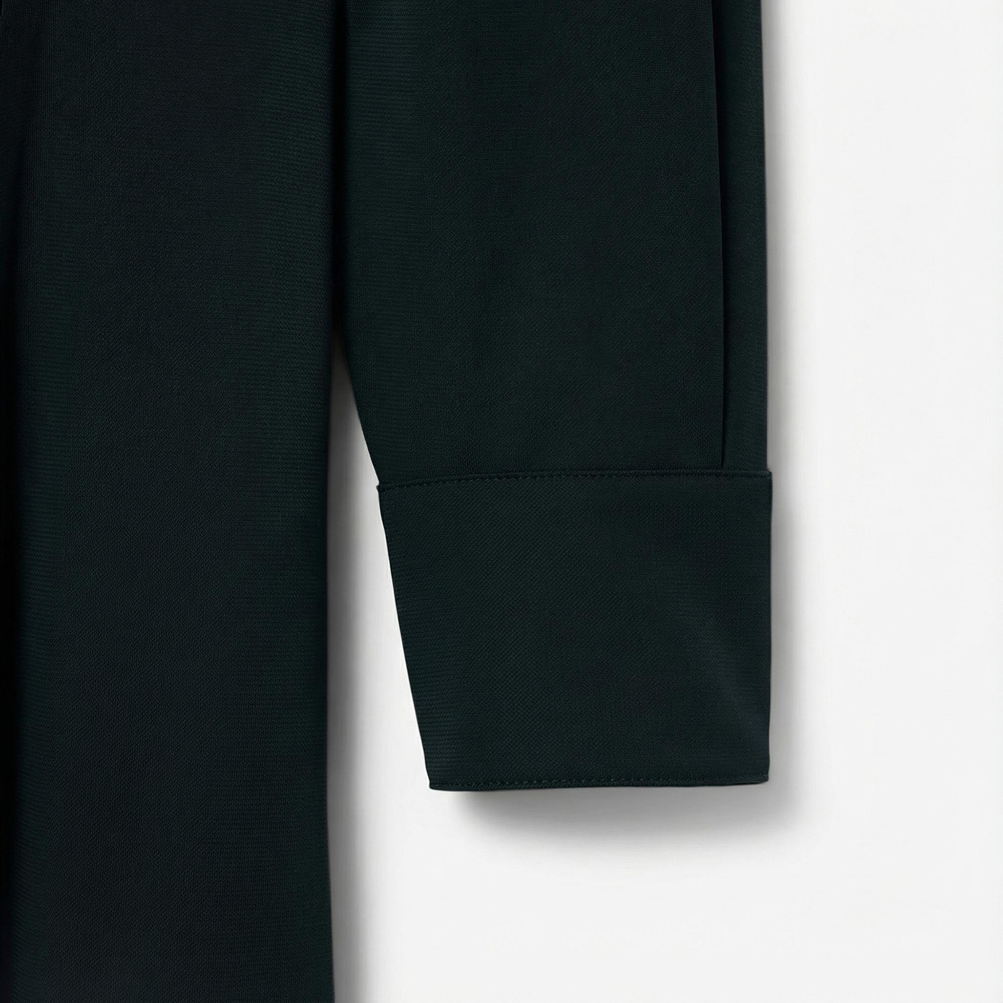 Lacoste Runway Kadın Polo Yaka Koyu Yeşil Elbise