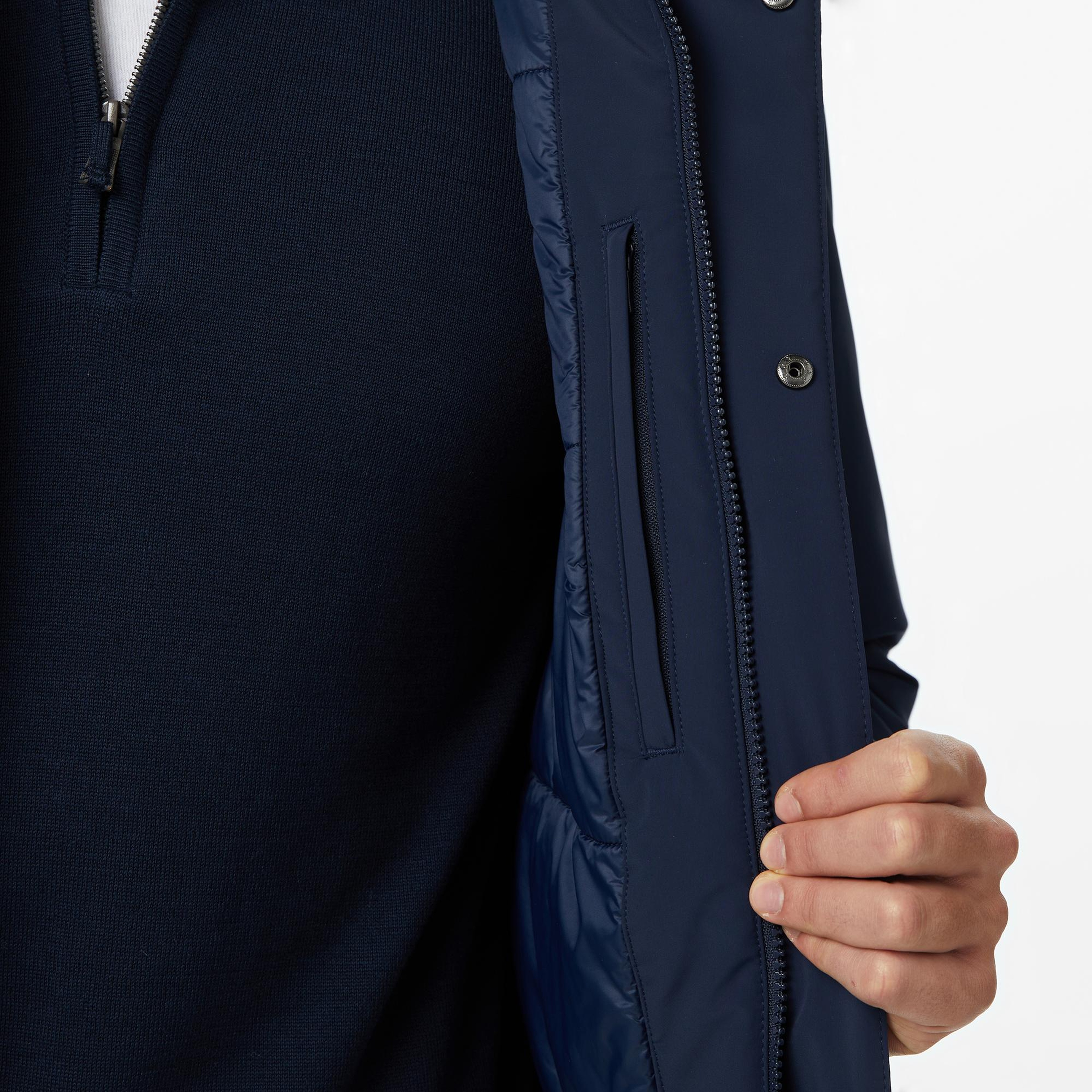 Nautica Erkek Lacivert Regular Fit Mont