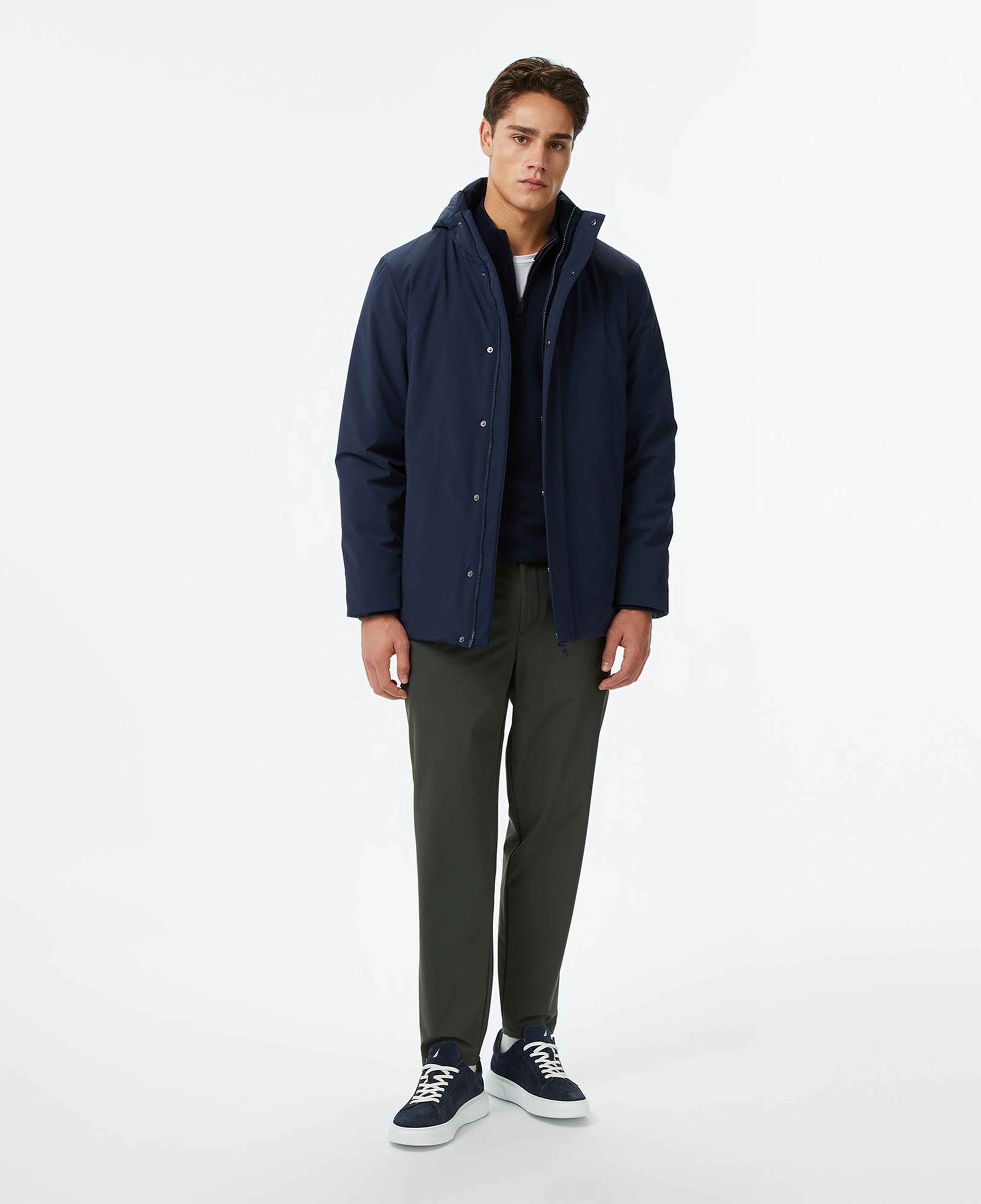 Nautica Erkek Lacivert Regular Fit Mont