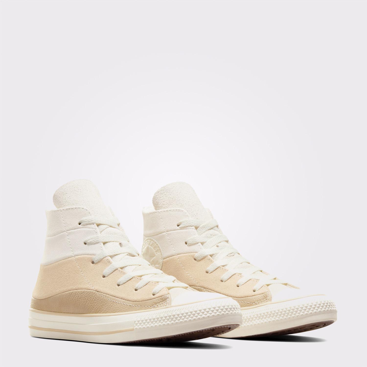 Converse Chuck Taylor All Star Unisex Krem Deri Sneaker