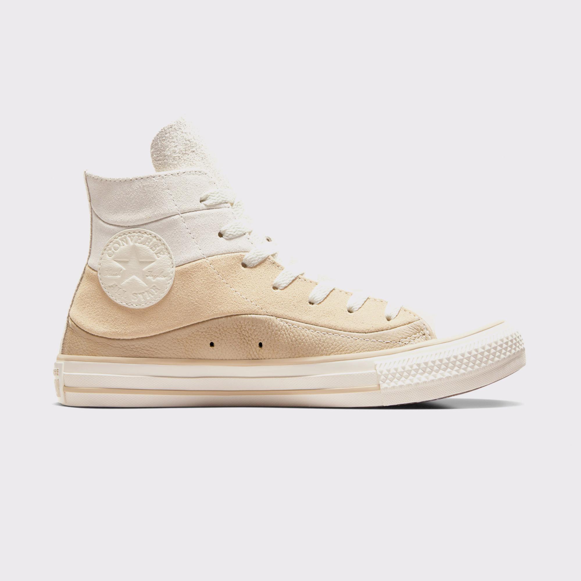 Converse Chuck Taylor All Star Unisex Krem Deri Sneaker