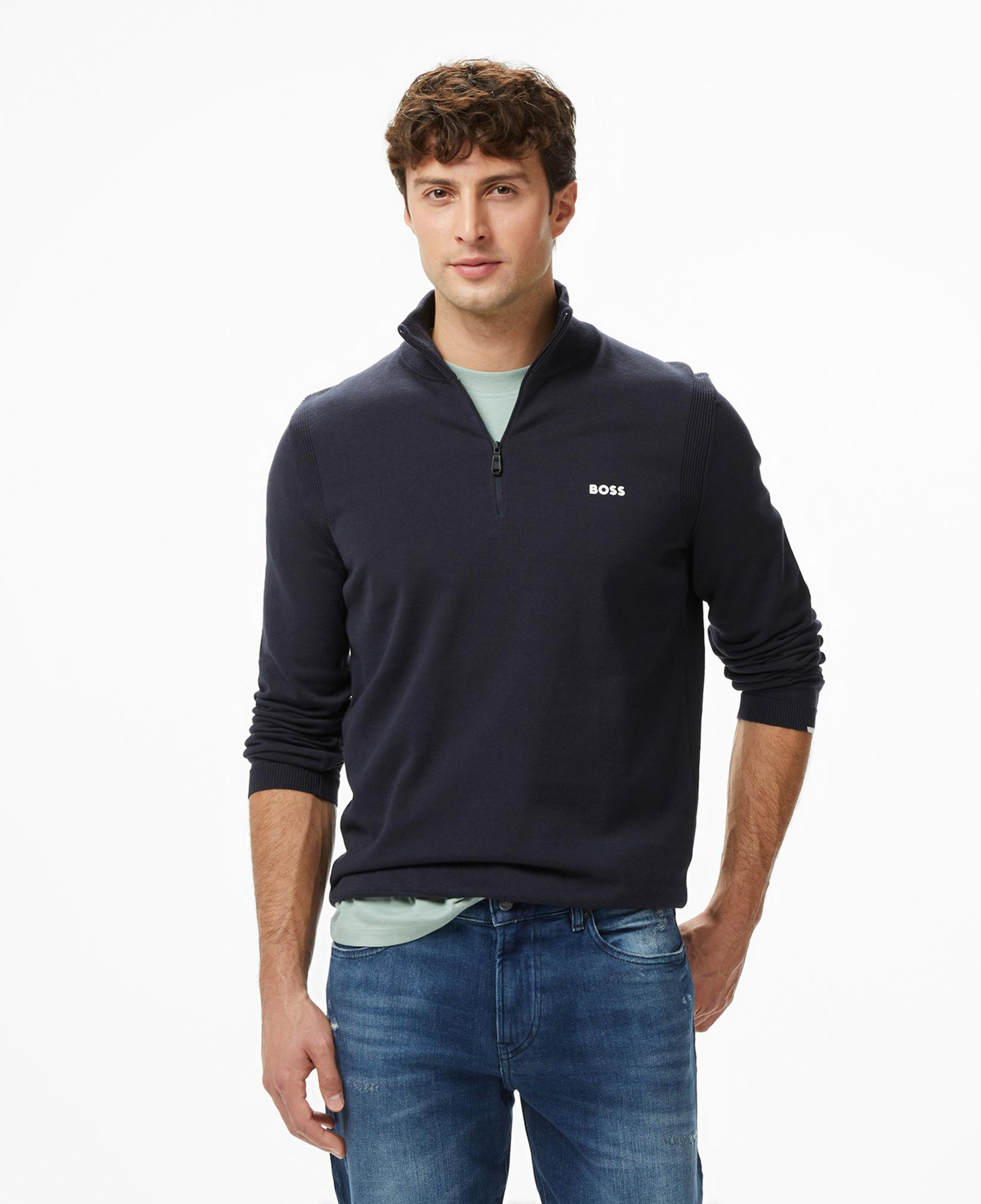 Boss Ever-X Erkek Lacivert Triko