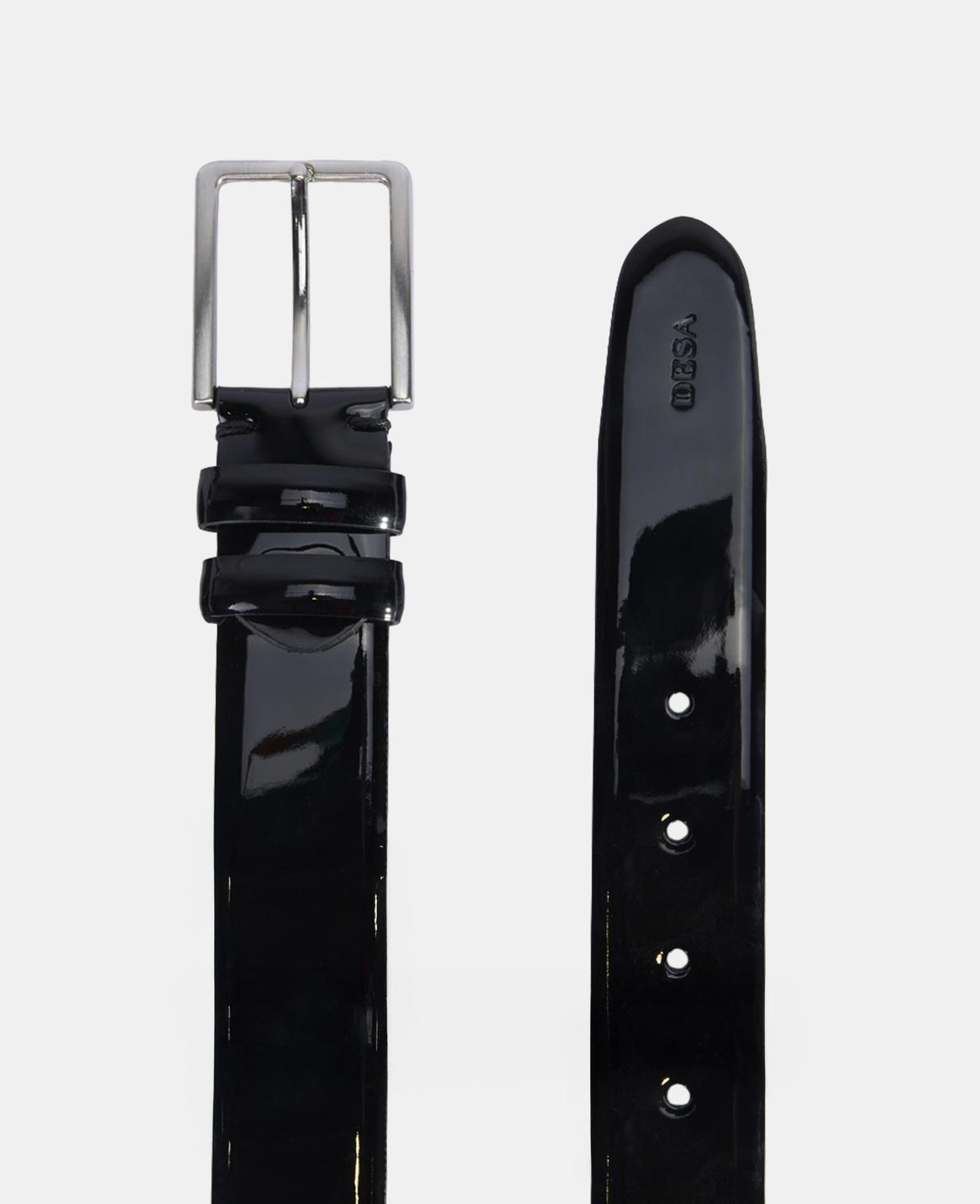 Erkek Siyah Rugan Deri Klasik Kemer