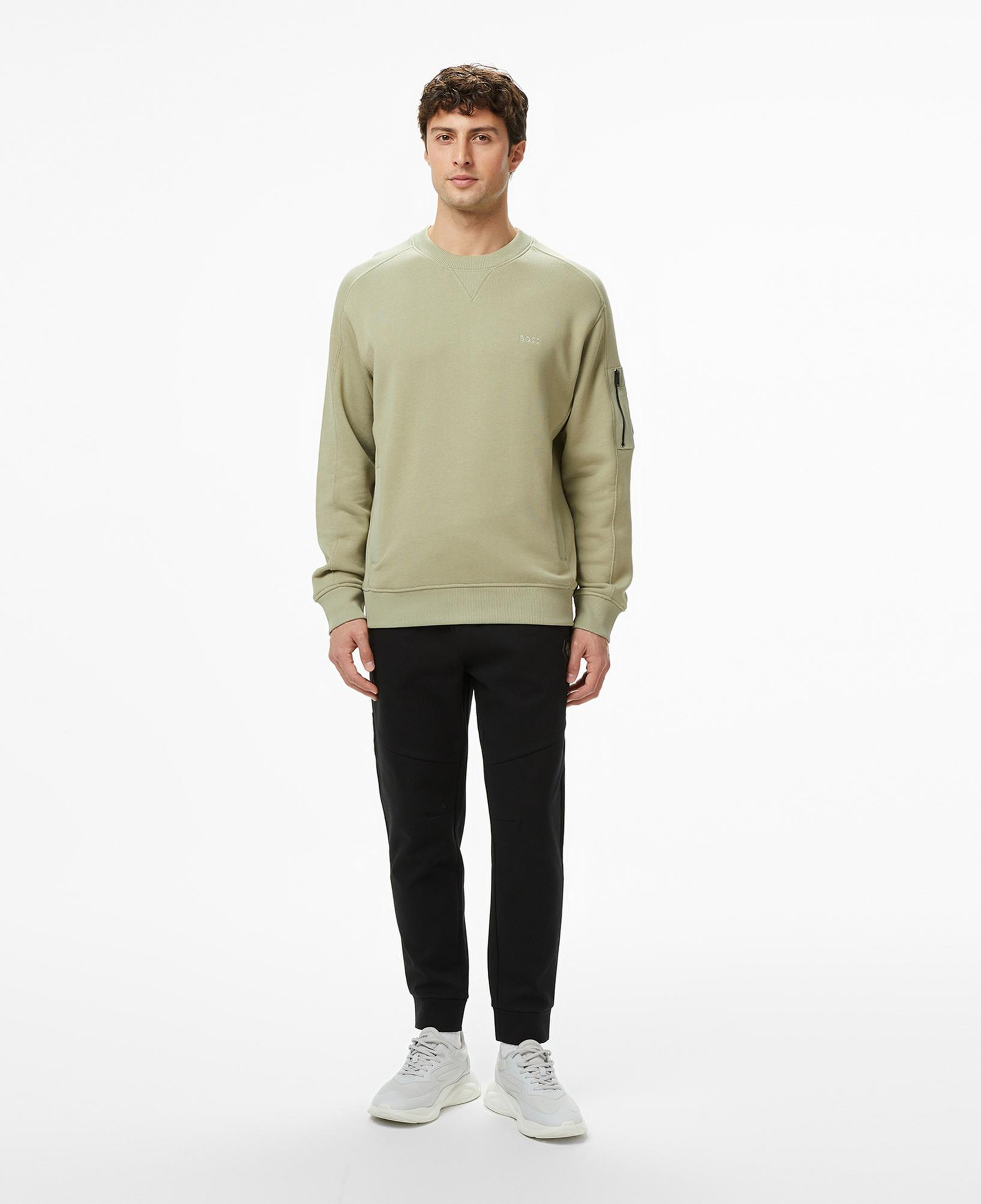 Boss Mixed Erkek Yeşil Sweatshirt