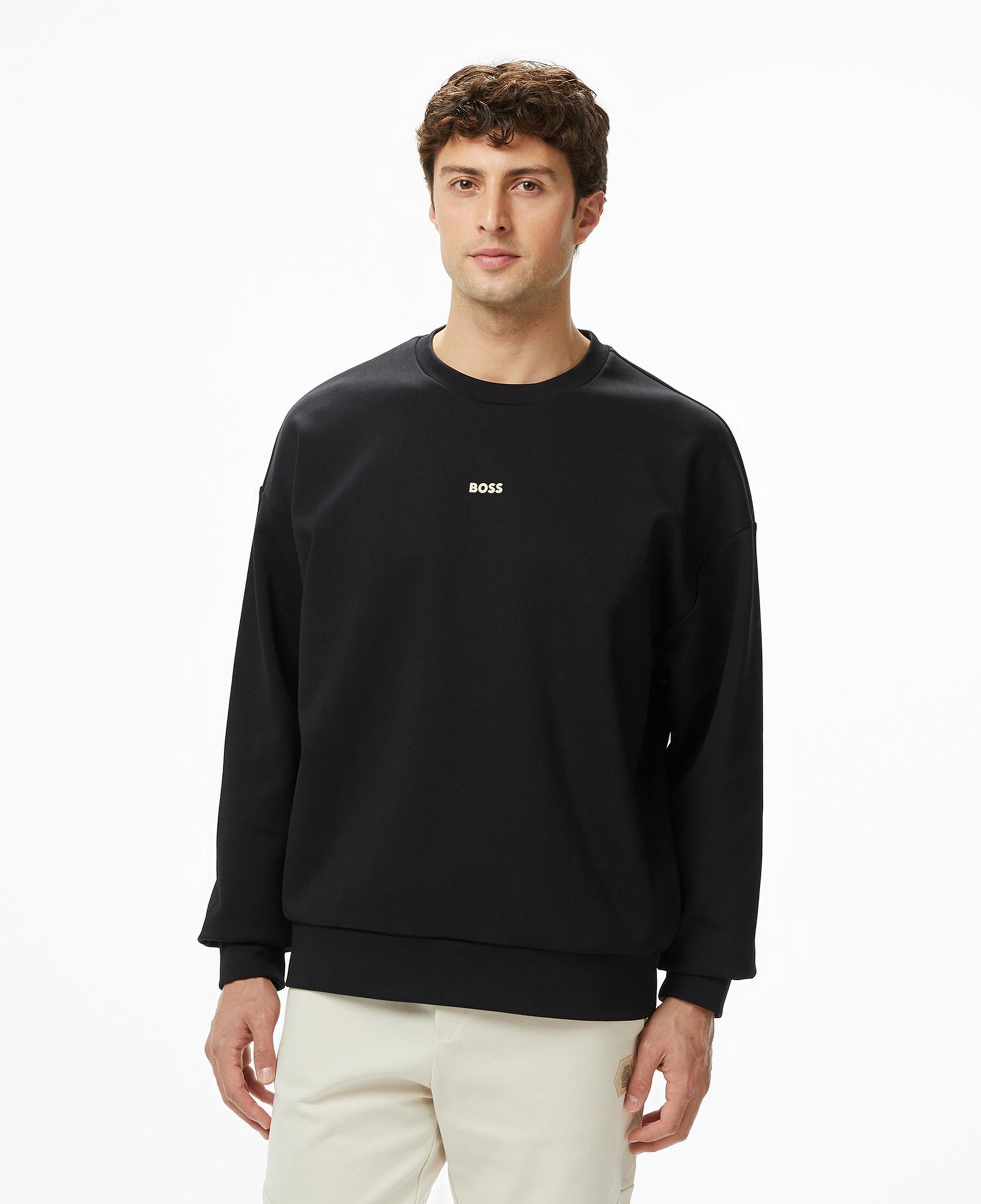 Boss Stenson Erkek Siyah Sweatshirt