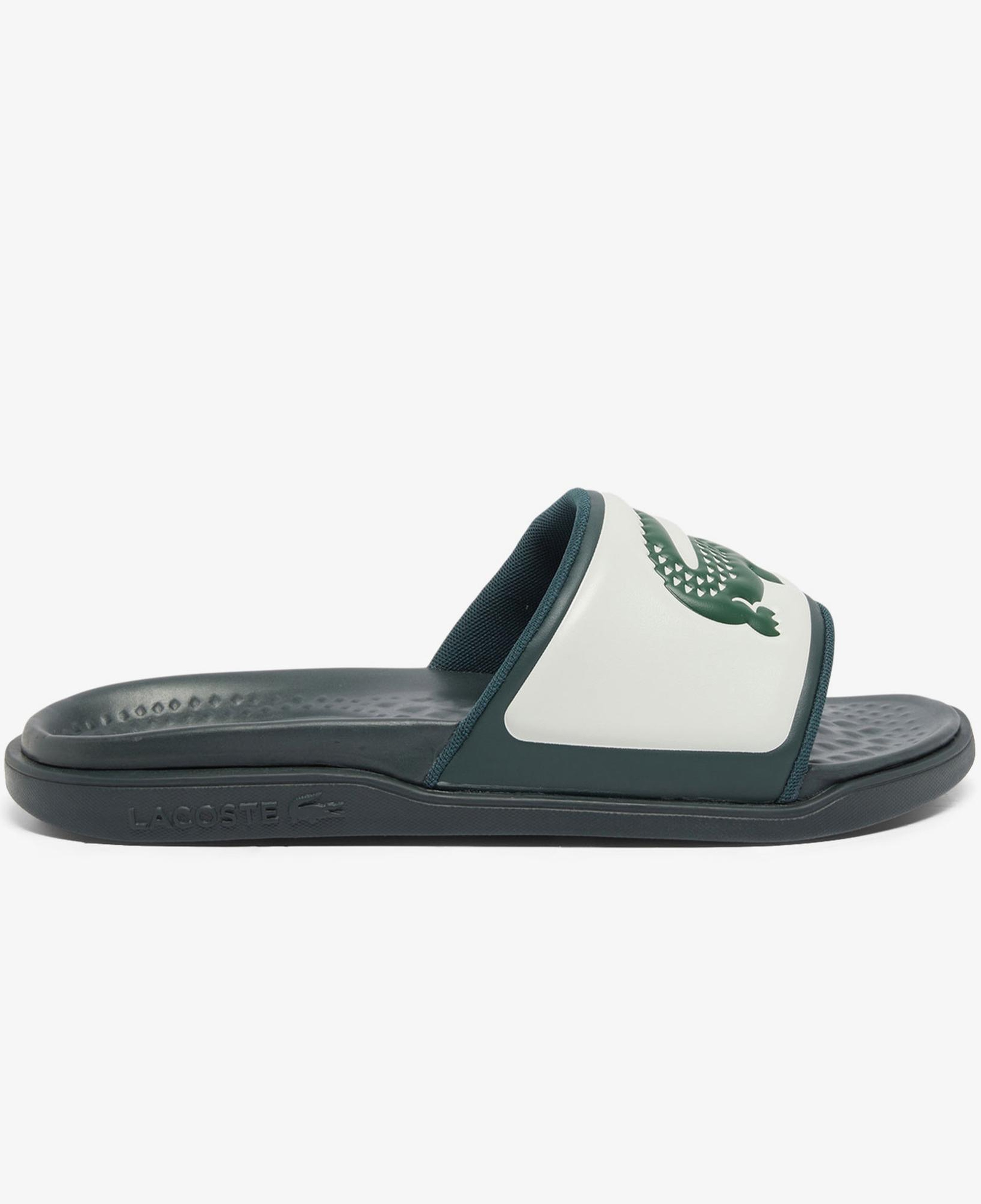 Lacoste Serve Slide Dual Erkek Yeşil Terlik