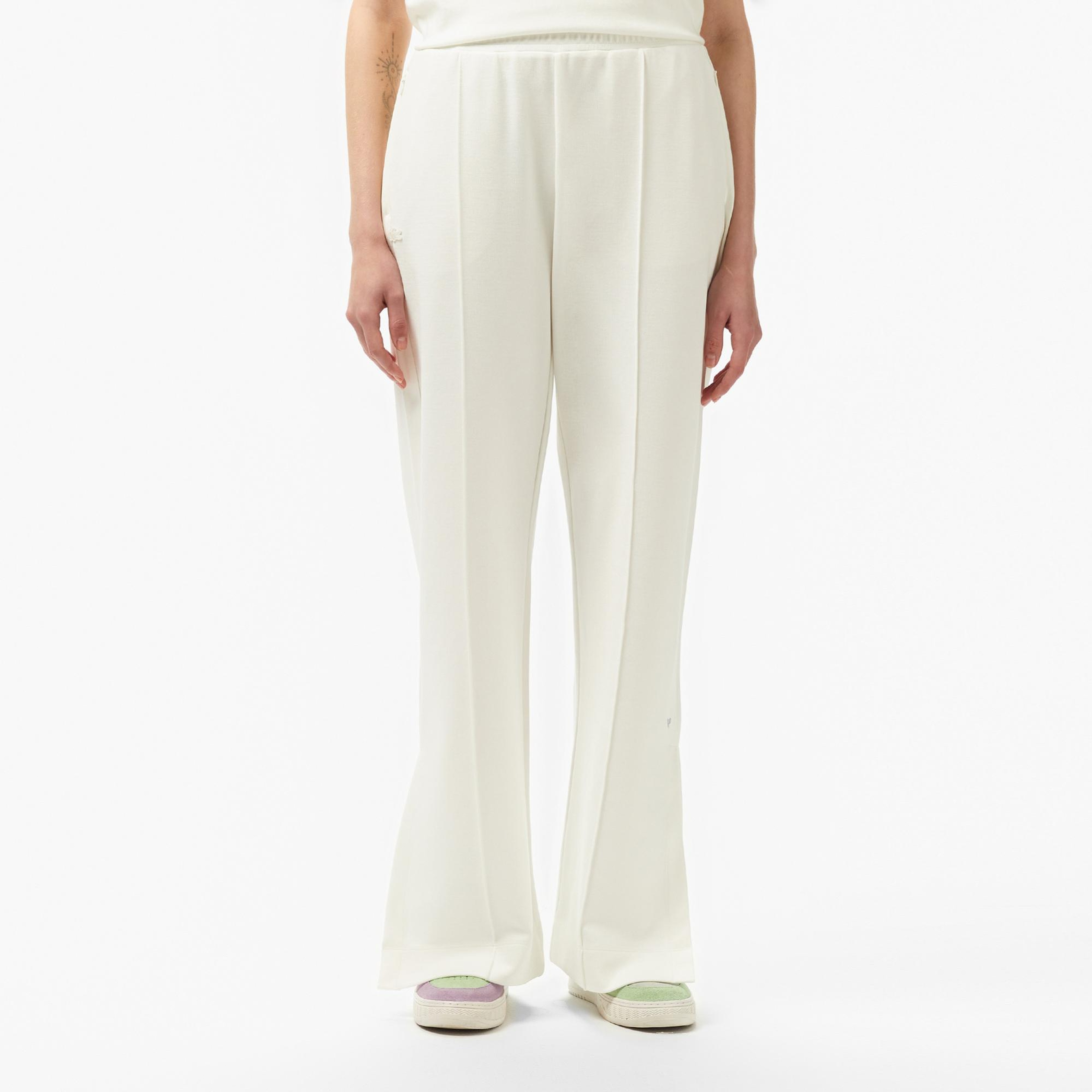 Lacoste Kadın Relaxed Fit Beyaz Pantolon