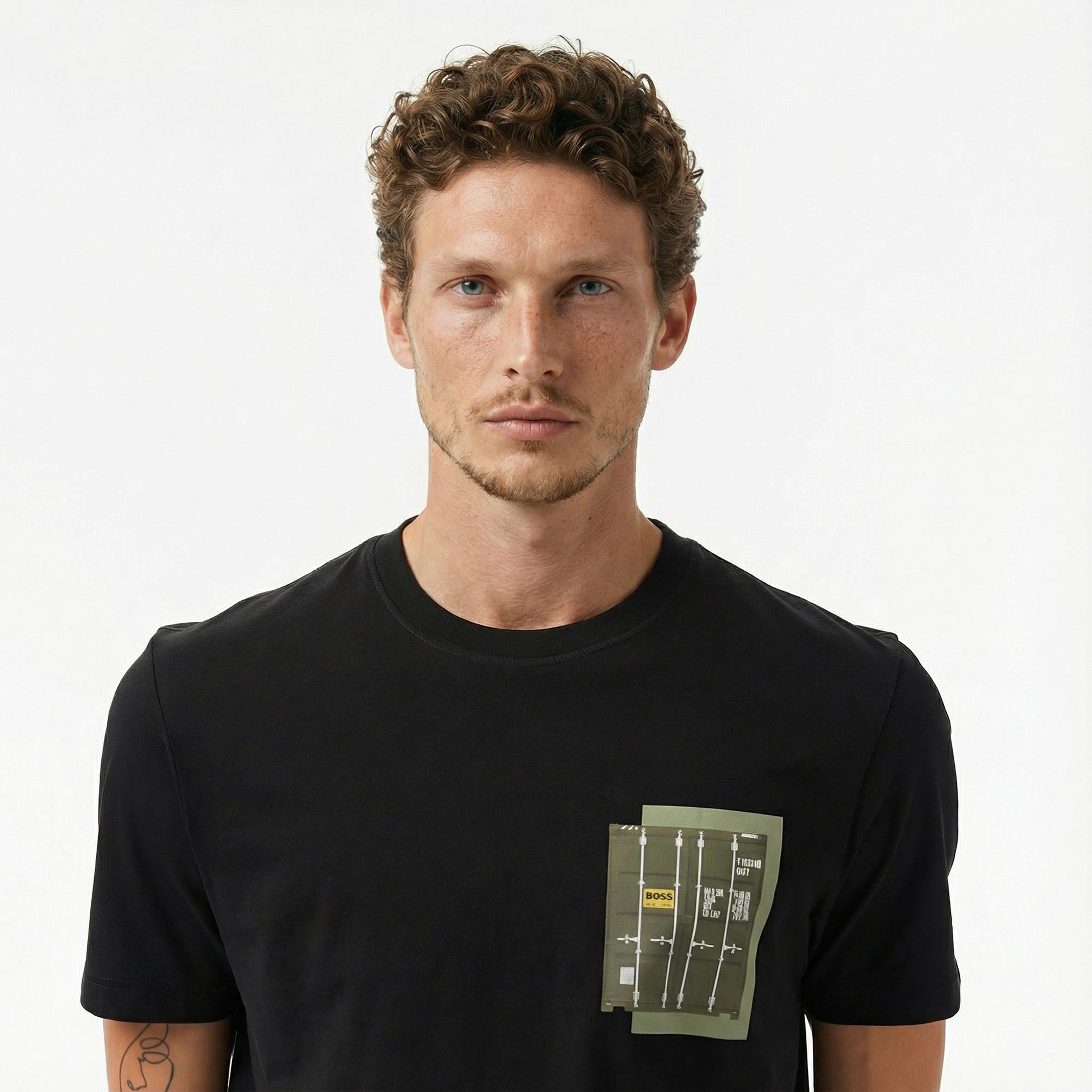 Boss Container Erkek Siyah T-Shirt
