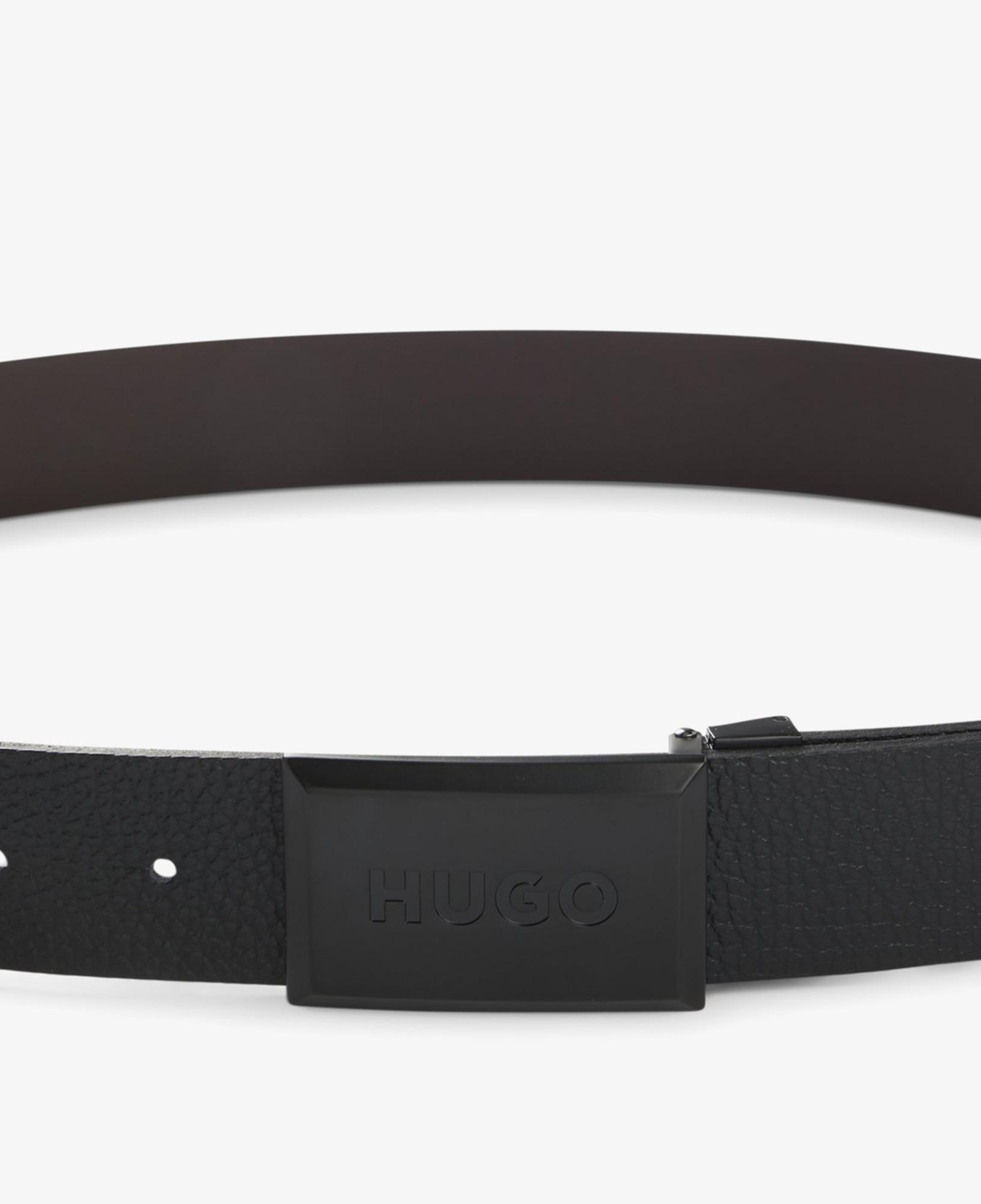 Hugo Garlond Erkek Siyah Kemer