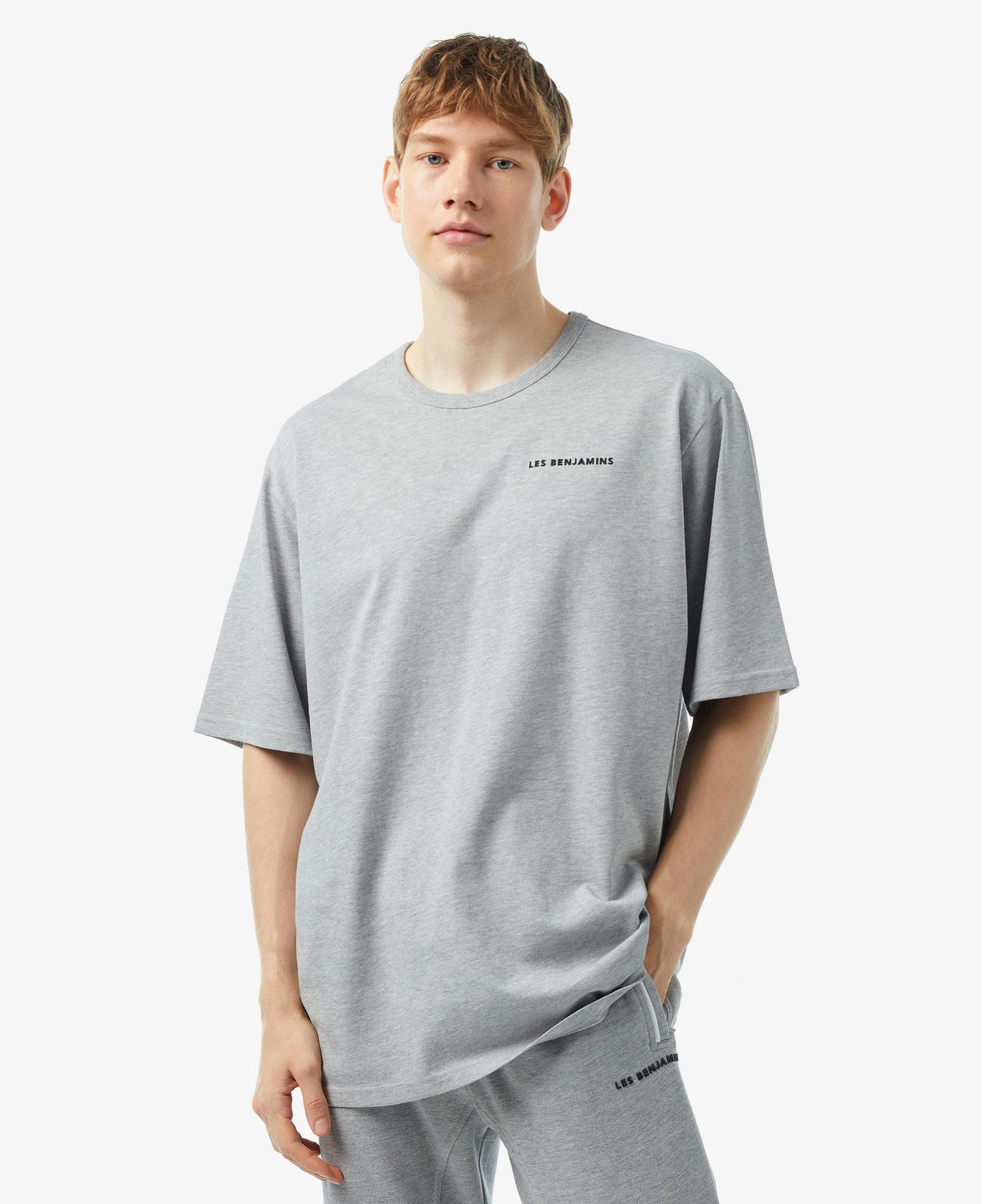 Les Benjamins 412 Erkek Gri T-Shirt