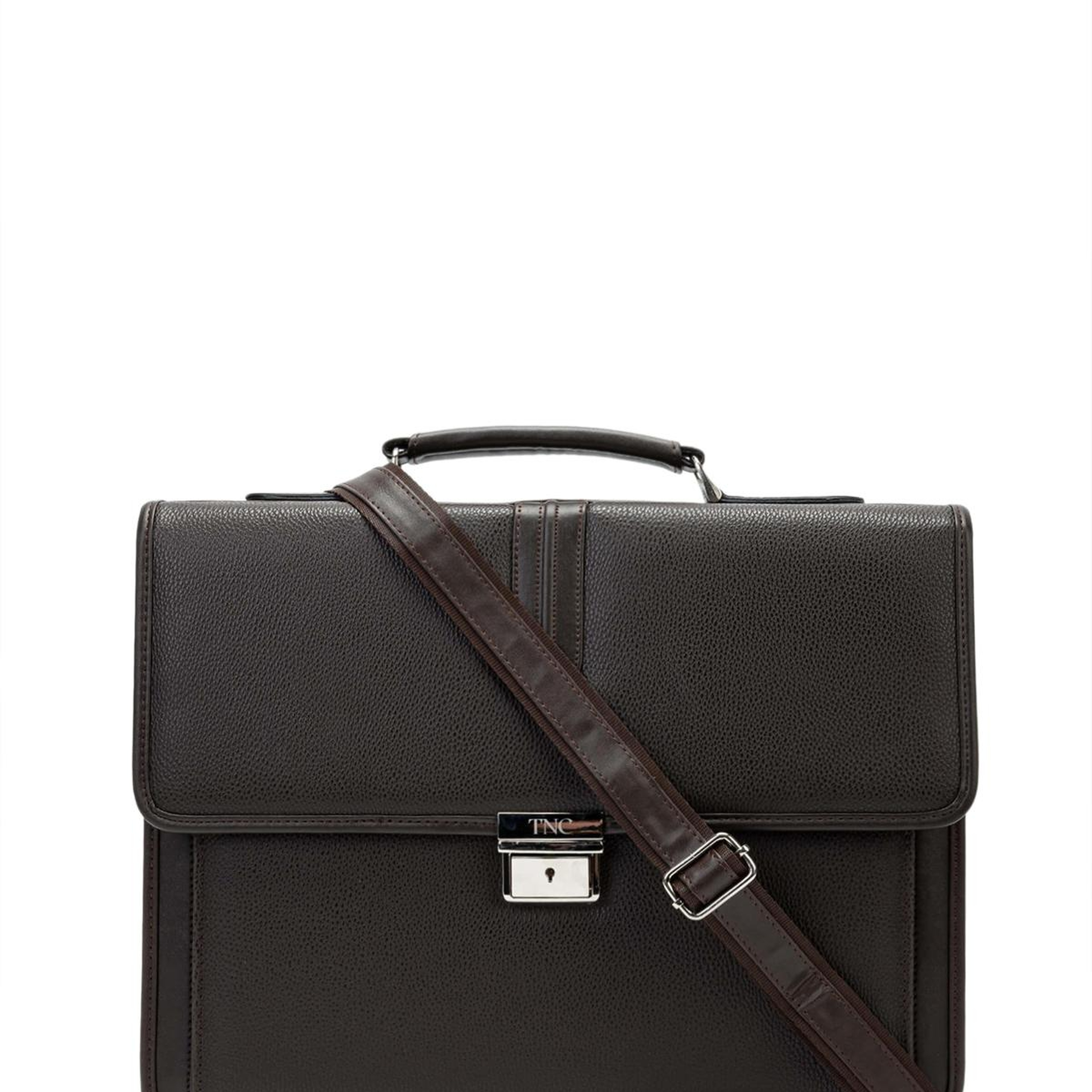 Tamer Tanca Erkek Vegan Kahverengi Evrak Çantası