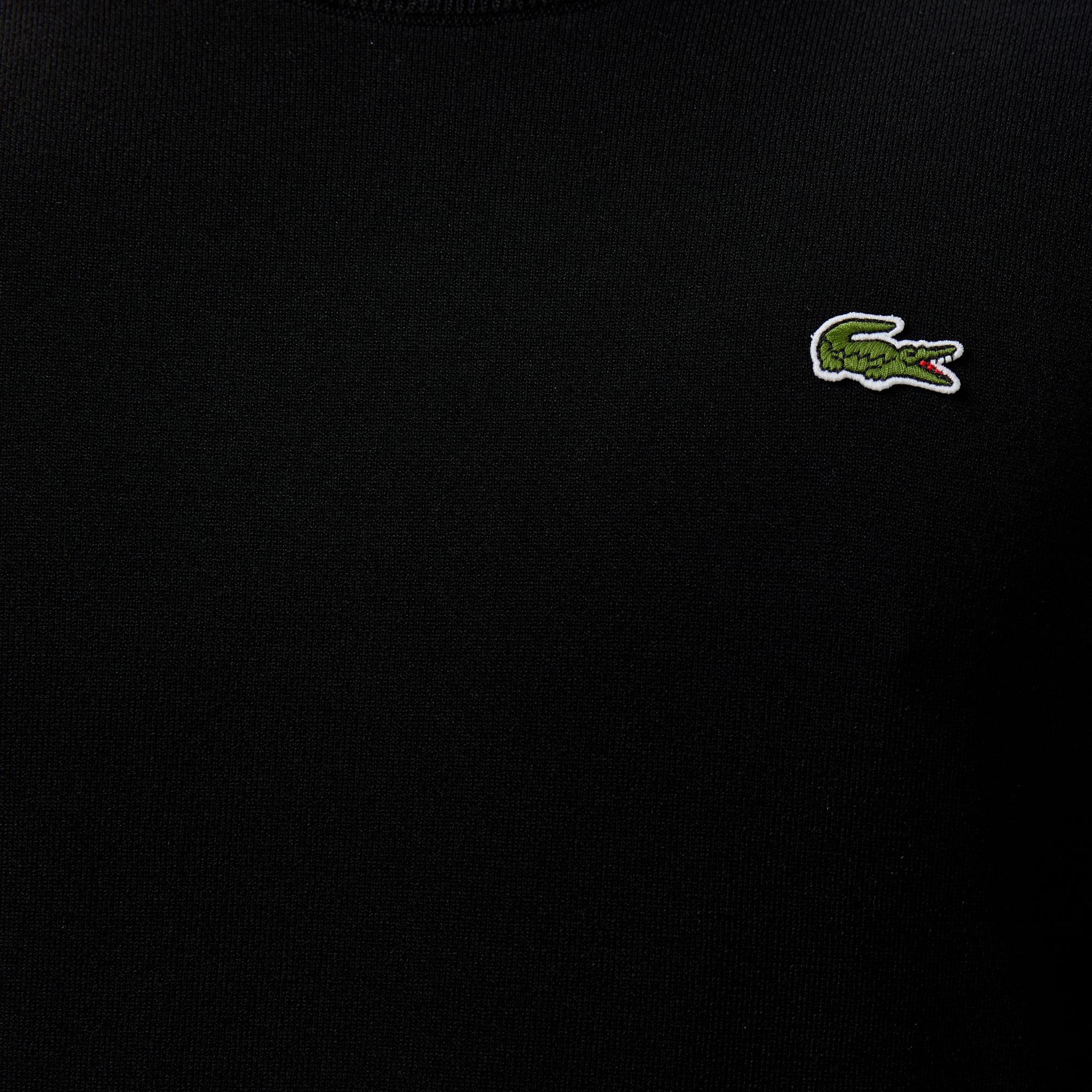 Lacoste Erkek Regular Fit Kısa Kollu Bisiklet Yaka Siyah Triko