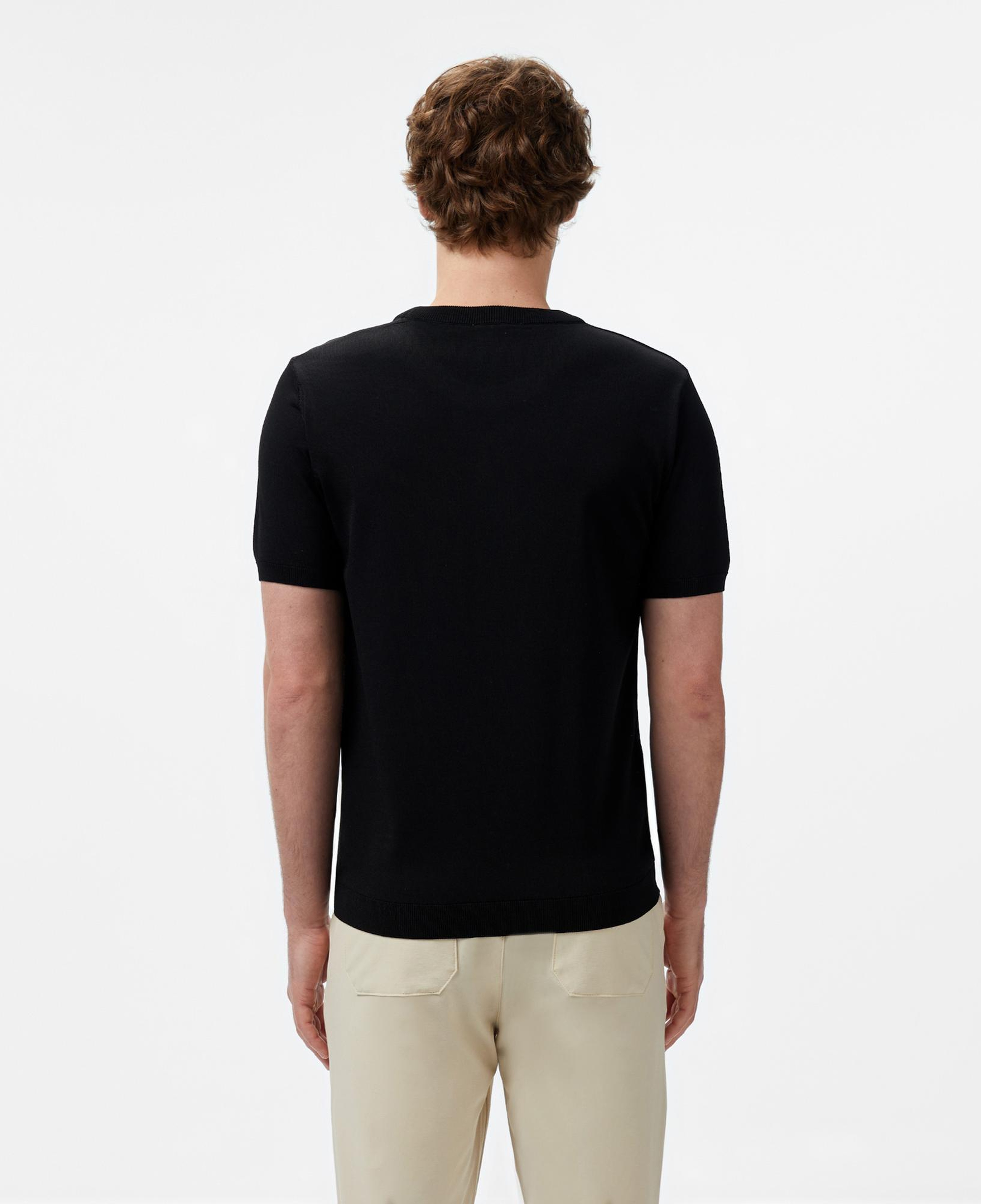 Lacoste Erkek Regular Fit Kısa Kollu Bisiklet Yaka Siyah Triko