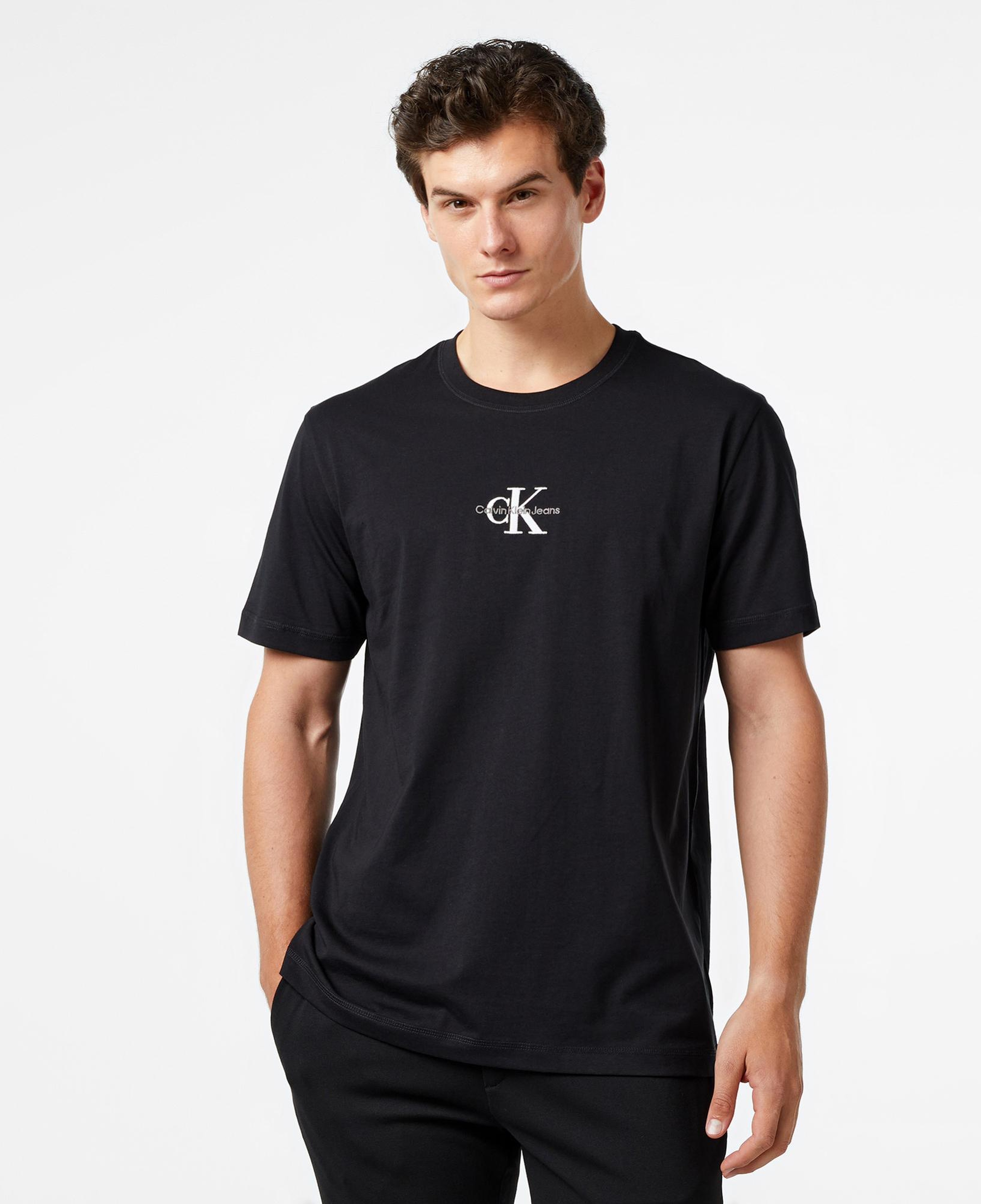 Calvin Klein Jeans Monologo Erkek Siyah T-Shirt