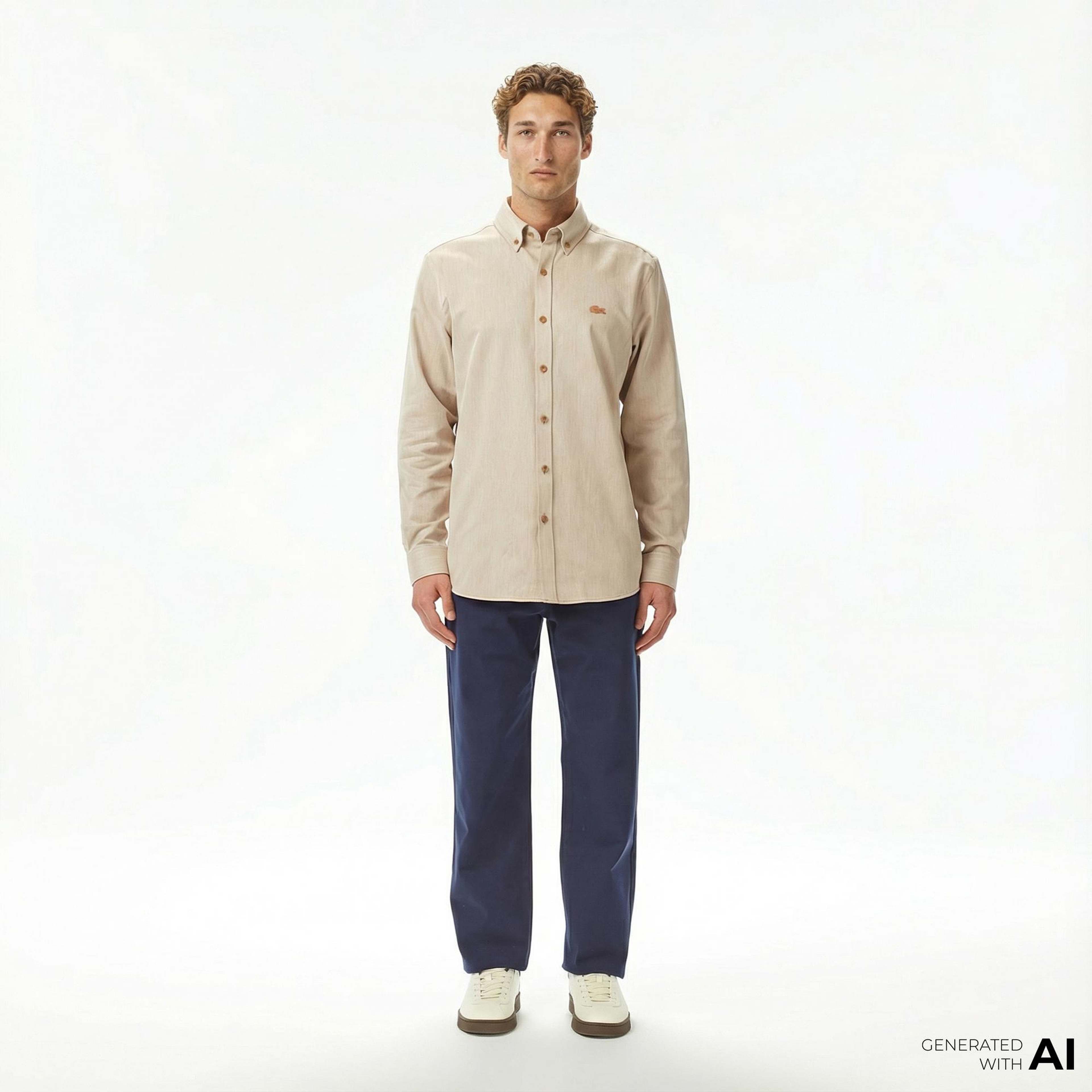 Lacoste Erkek Slim Fit Lacivert Pantolon