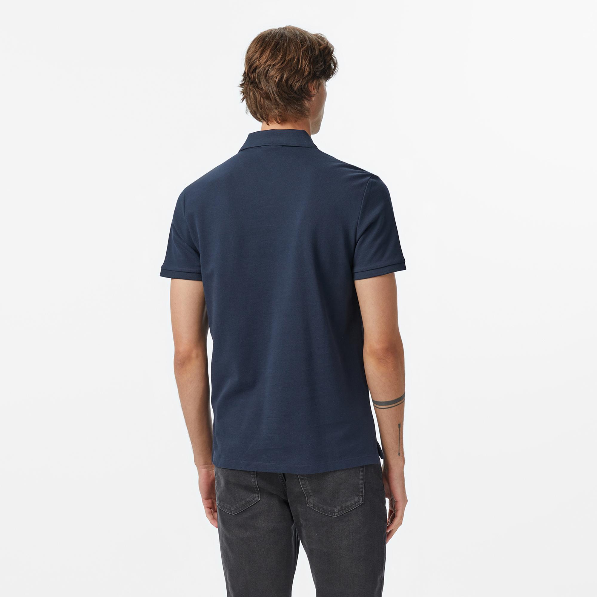 Calvin Klein Casual Pique Classic Erkek Lacivert Polo