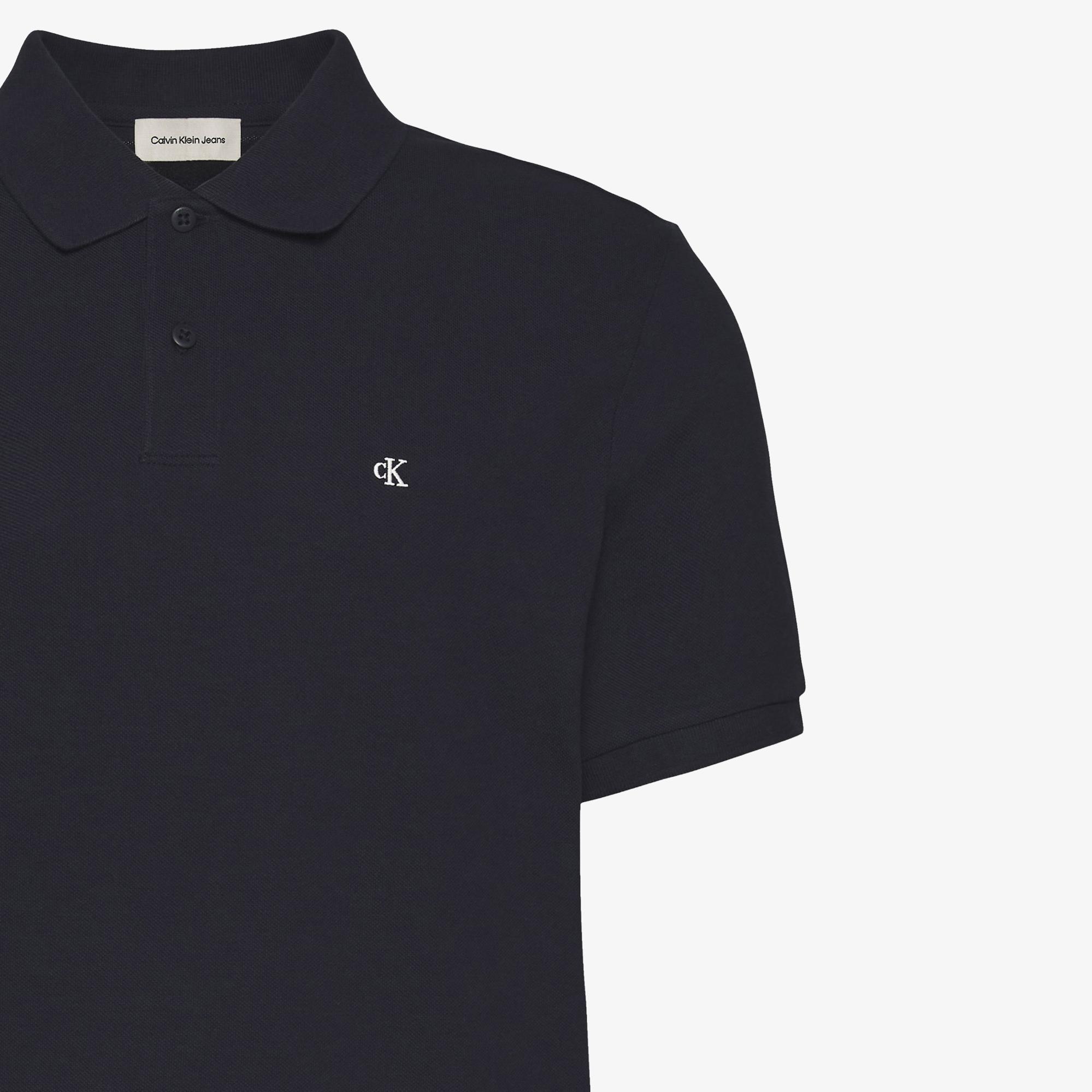 Calvin Klein Casual Pique Classic Erkek Lacivert Polo