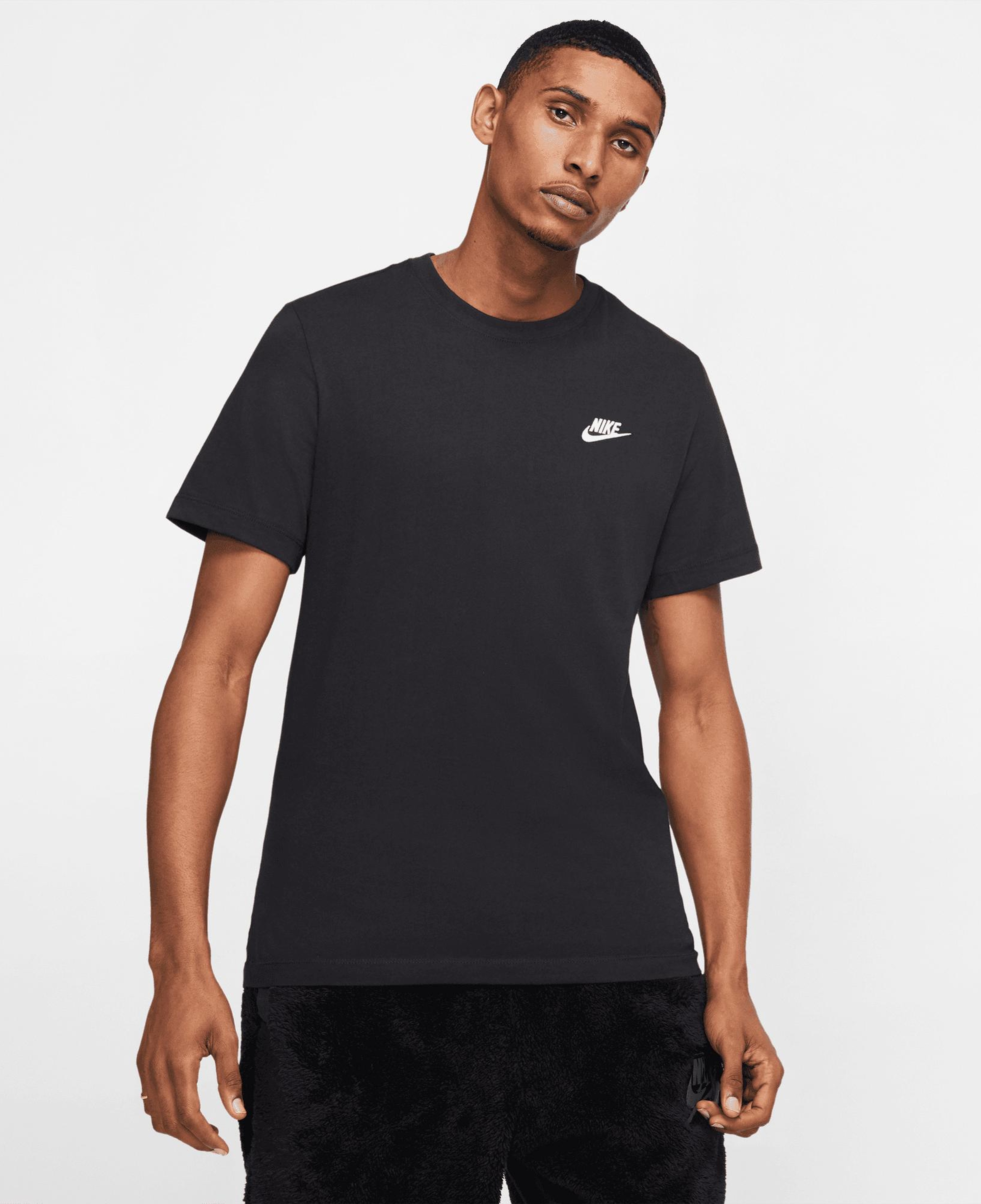 Nike Sportswear Club Erkek Siyah T-Shirt