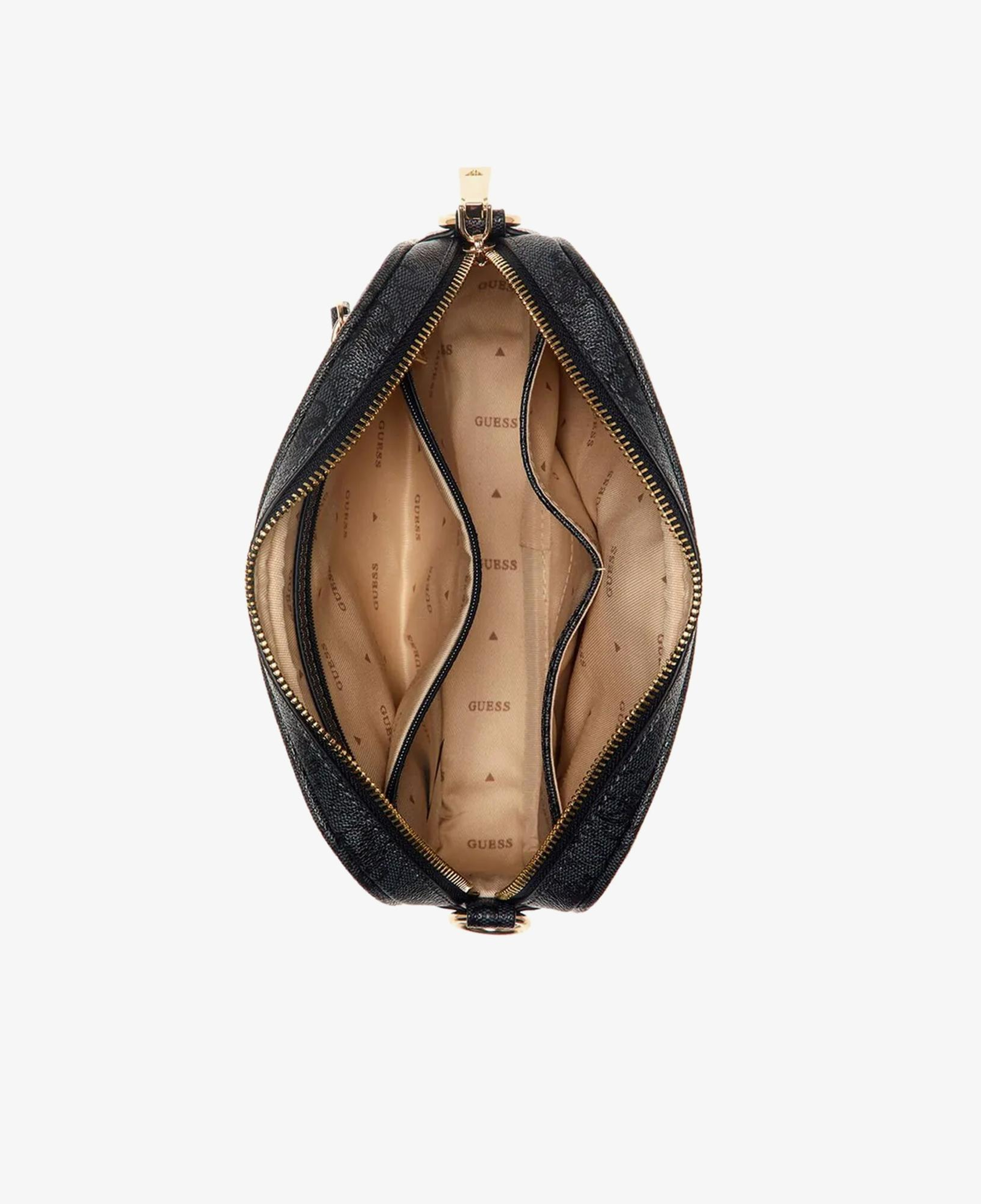 Guess Didi Society Satchel Heritage Camera Kadın Antrasit Çapraz Çanta