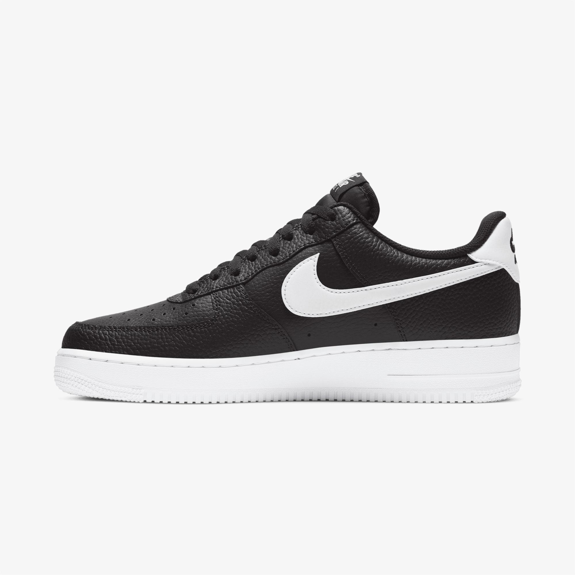 Nike Air Force 1 '07 Erkek Siyah Spor Ayakkabı