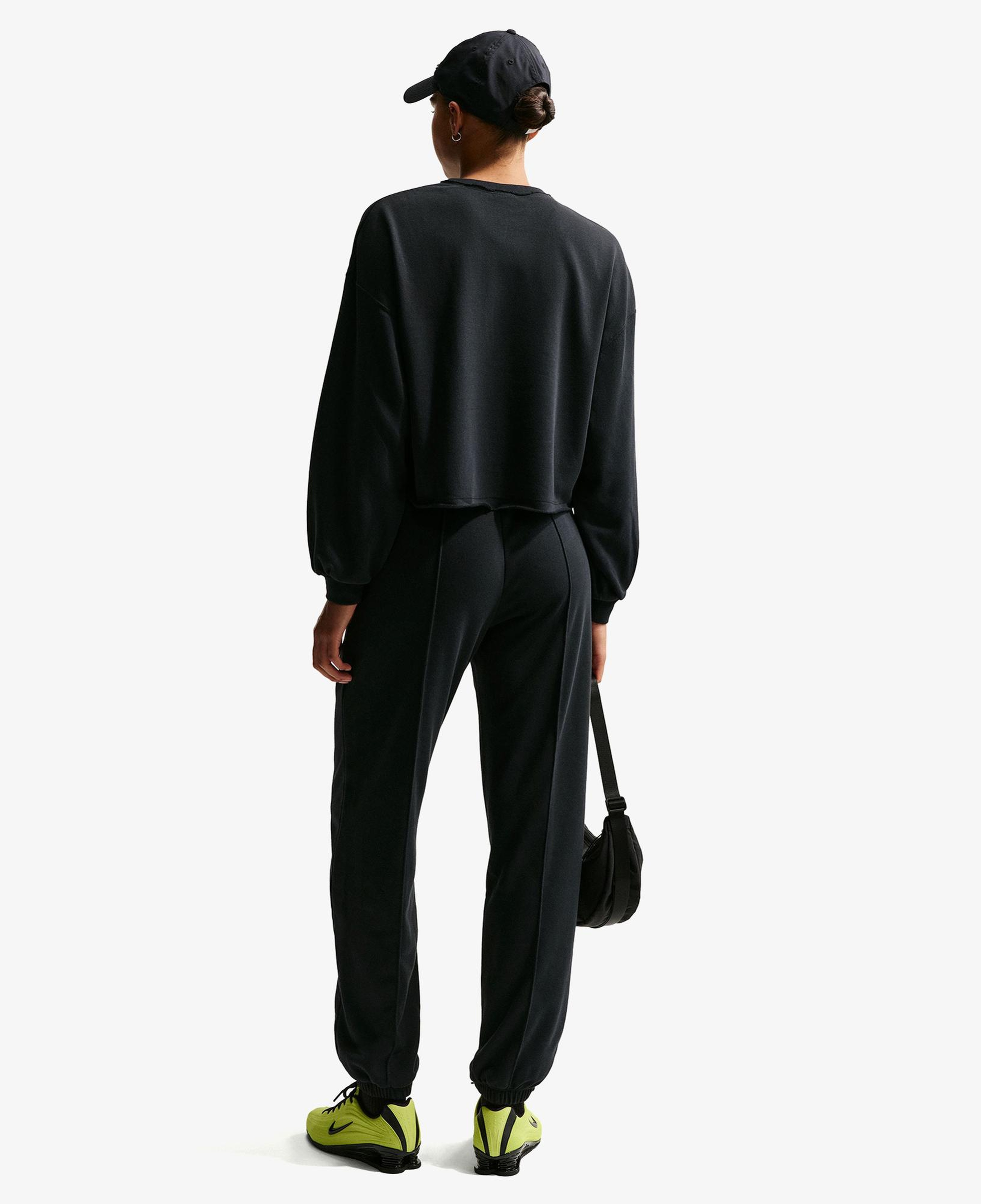 Nike Sportswear Chill Terry Kadın Siyah Sweatshirt