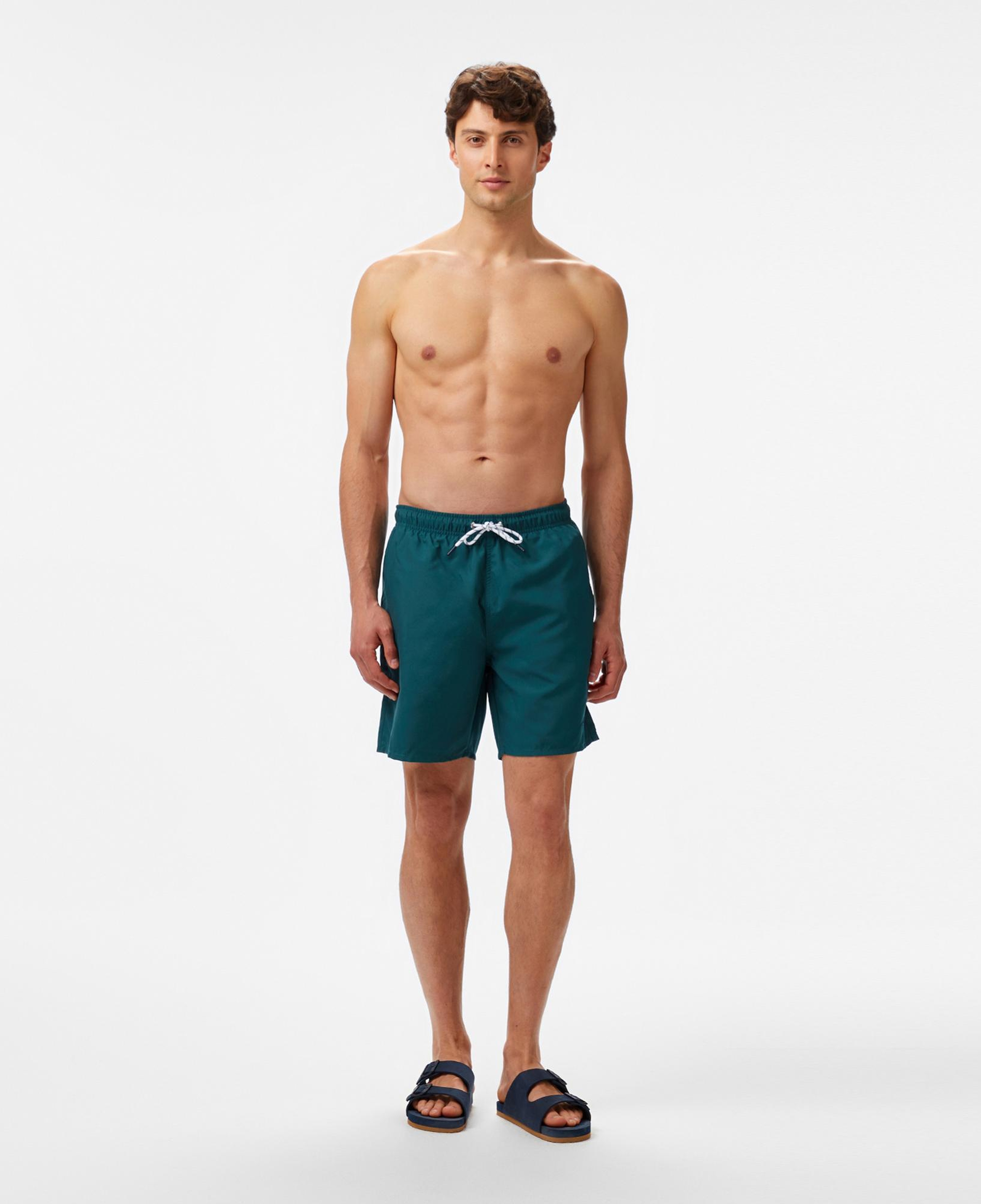 Nautica Erkek Yeşil Regular Fit Deniz Şortu