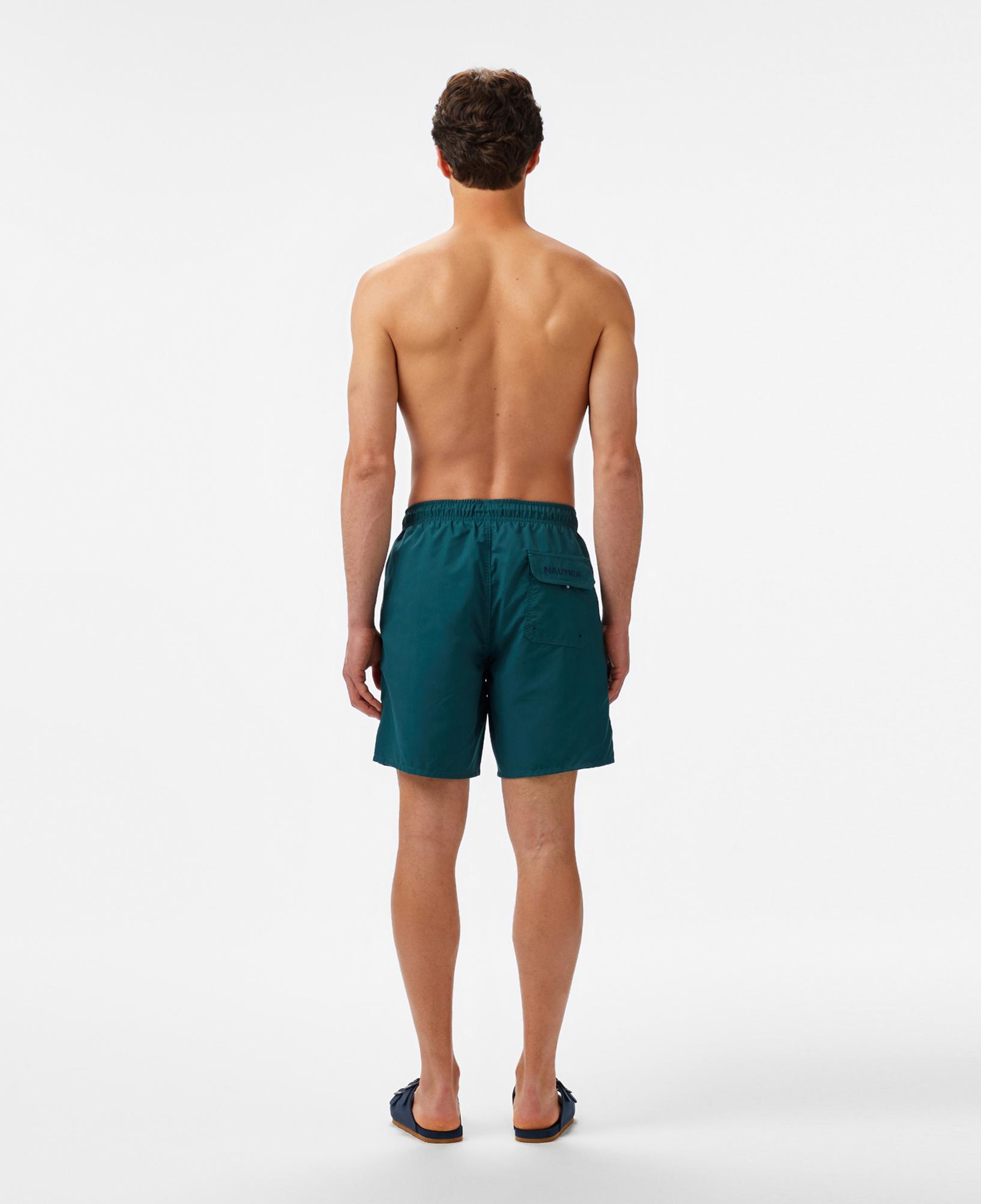 Nautica Erkek Yeşil Regular Fit Deniz Şortu