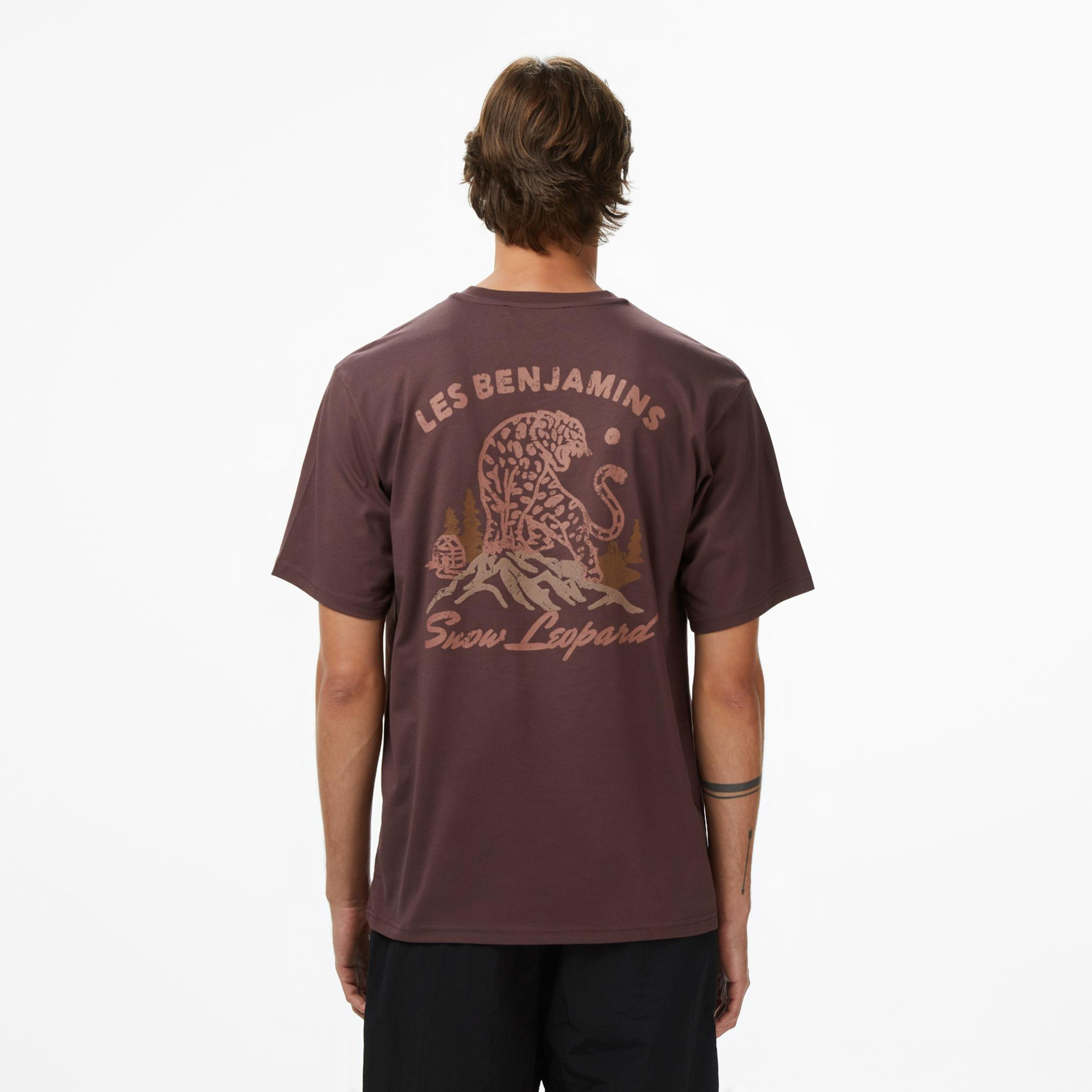 Les Benjamins Relaxed 010 Erkek Kahverengi T-Shirt