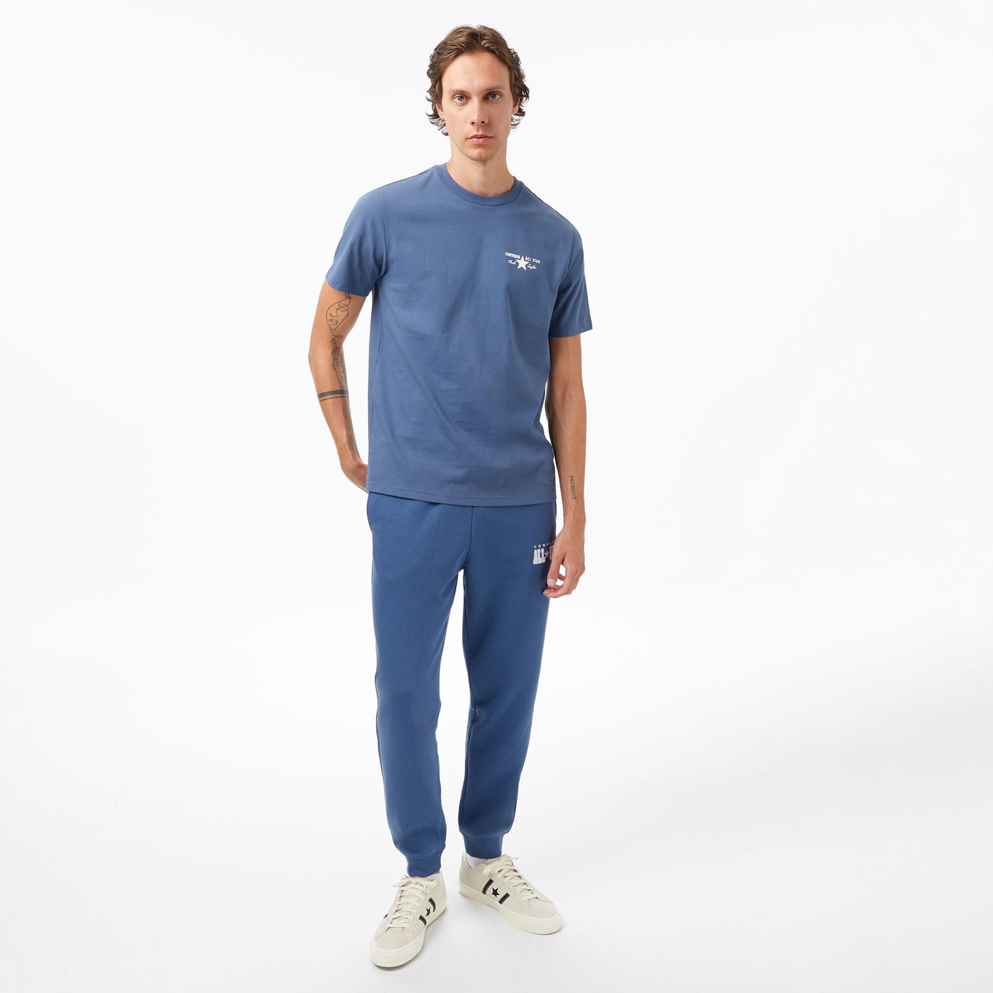 Converse Erkek Mavi T-Shirt